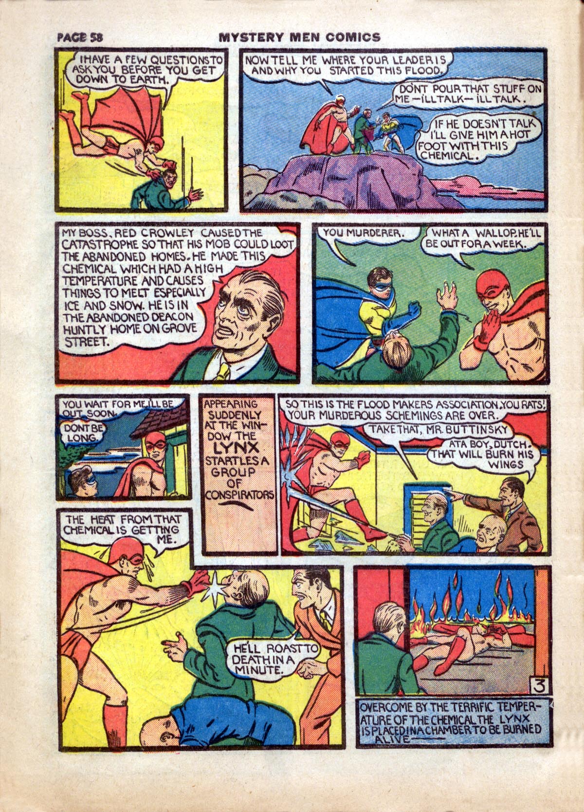 Read online Mystery Men Comics comic -  Issue #13 - 62