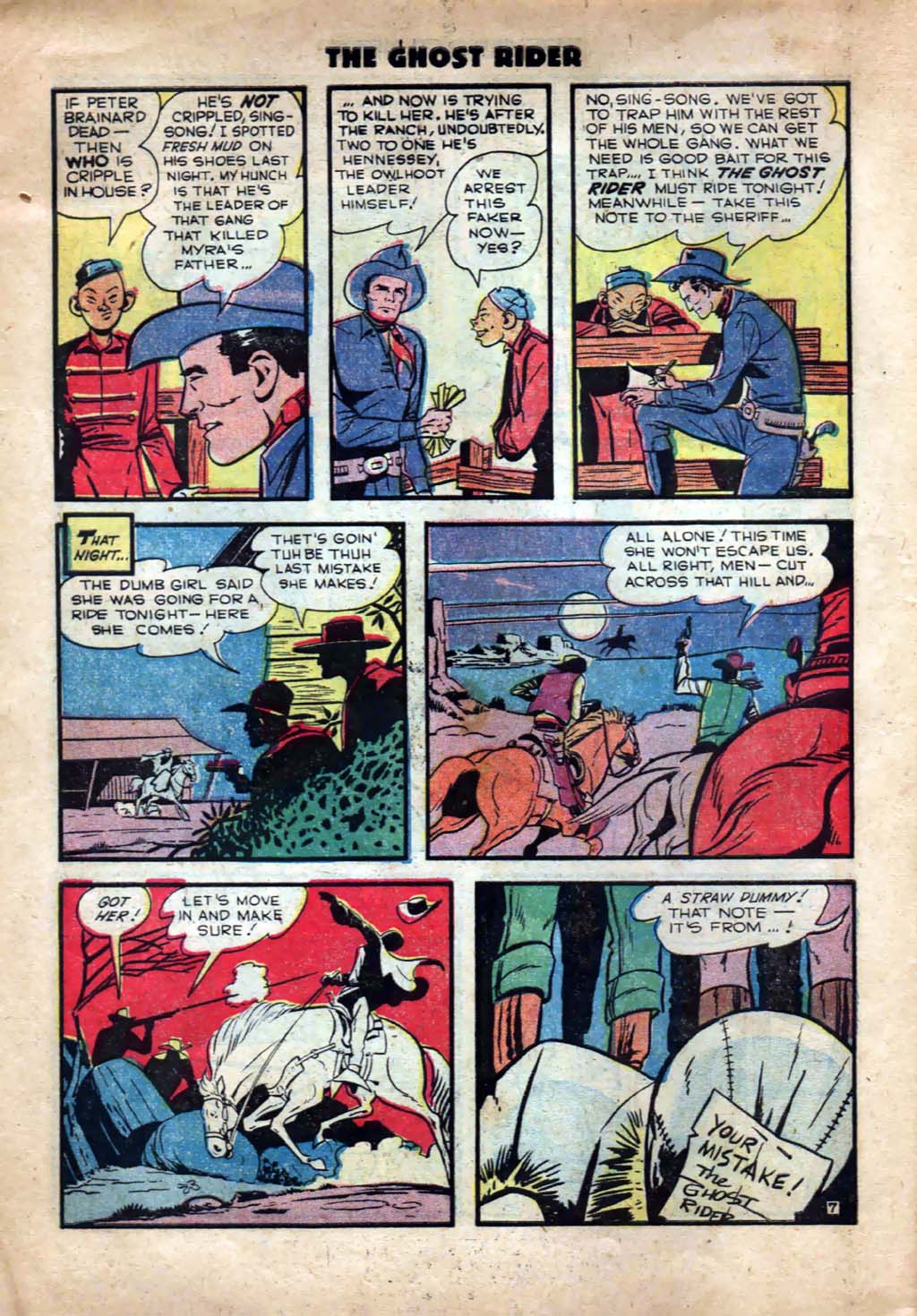 Read online The Ghost Rider (1950) comic -  Issue #3 - 16