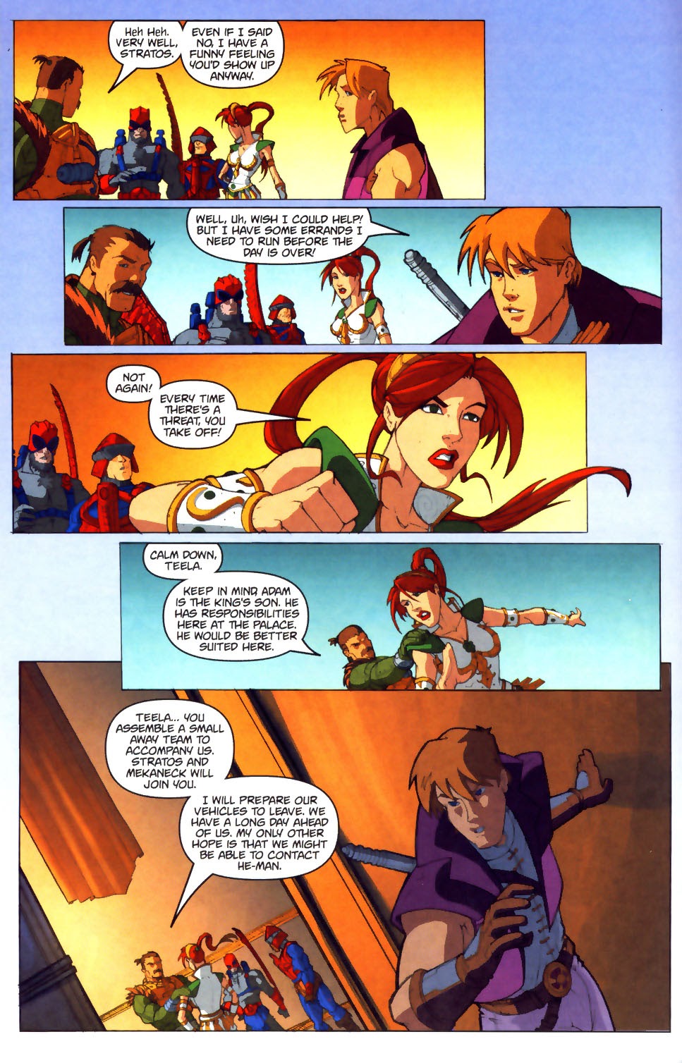 Read online Masters of the Universe Rise of the Snake Men comic -  Issue #1 - 8