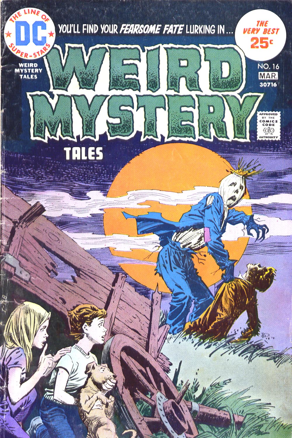 Read online Weird Mystery Tales comic -  Issue #16 - 1