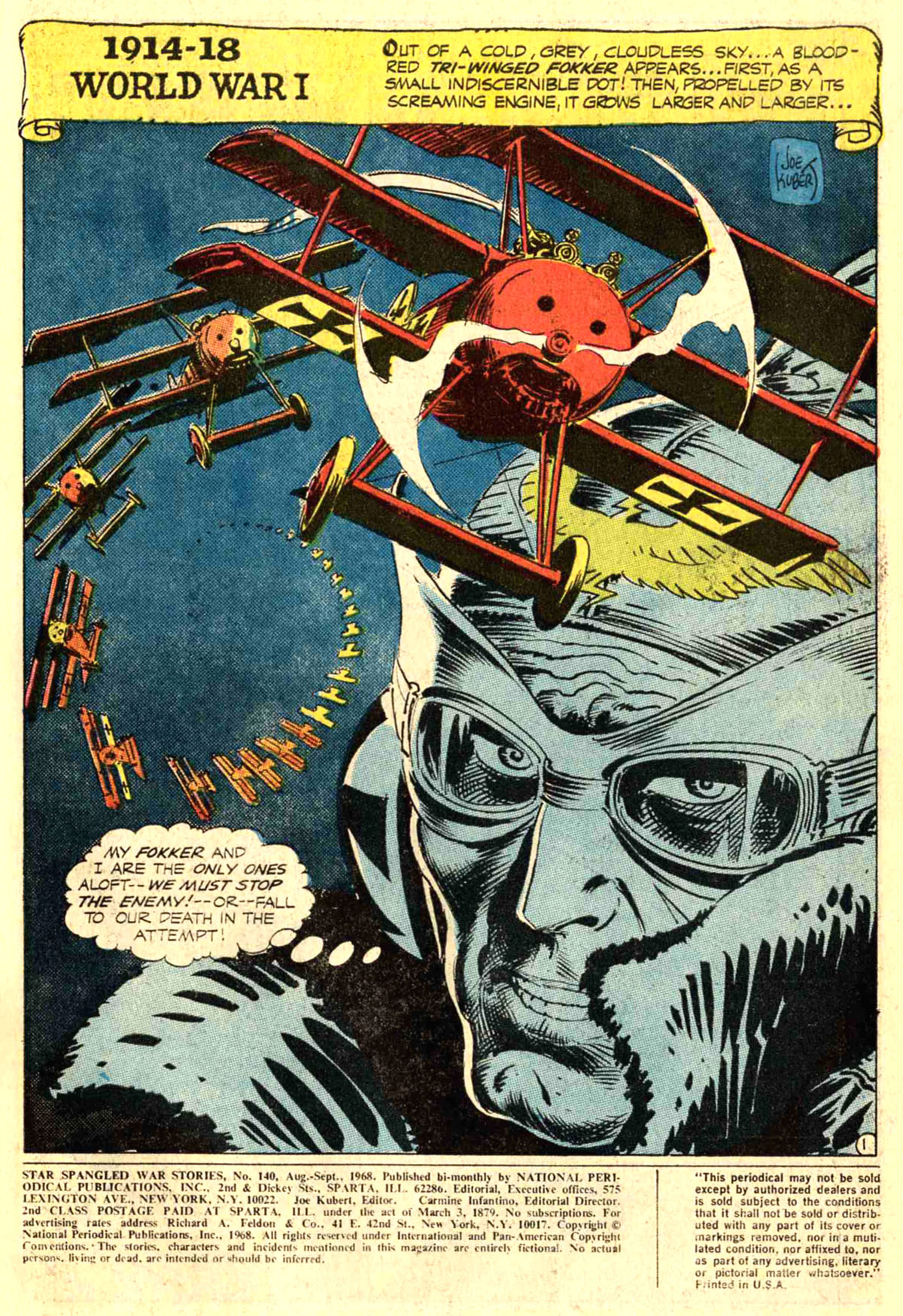 Read online Star Spangled War Stories (1952) comic -  Issue #140 - 3