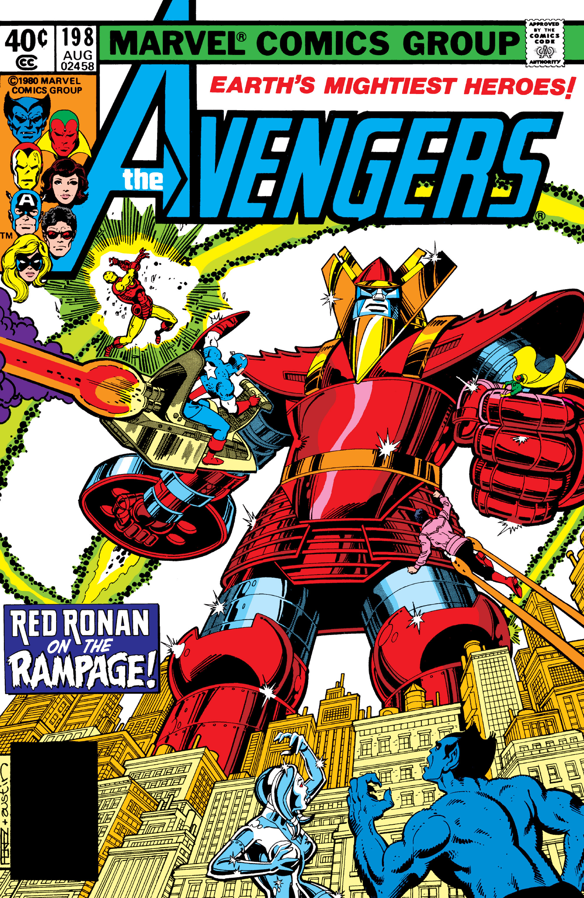 Read online The Avengers (1963) comic -  Issue #198 - 1