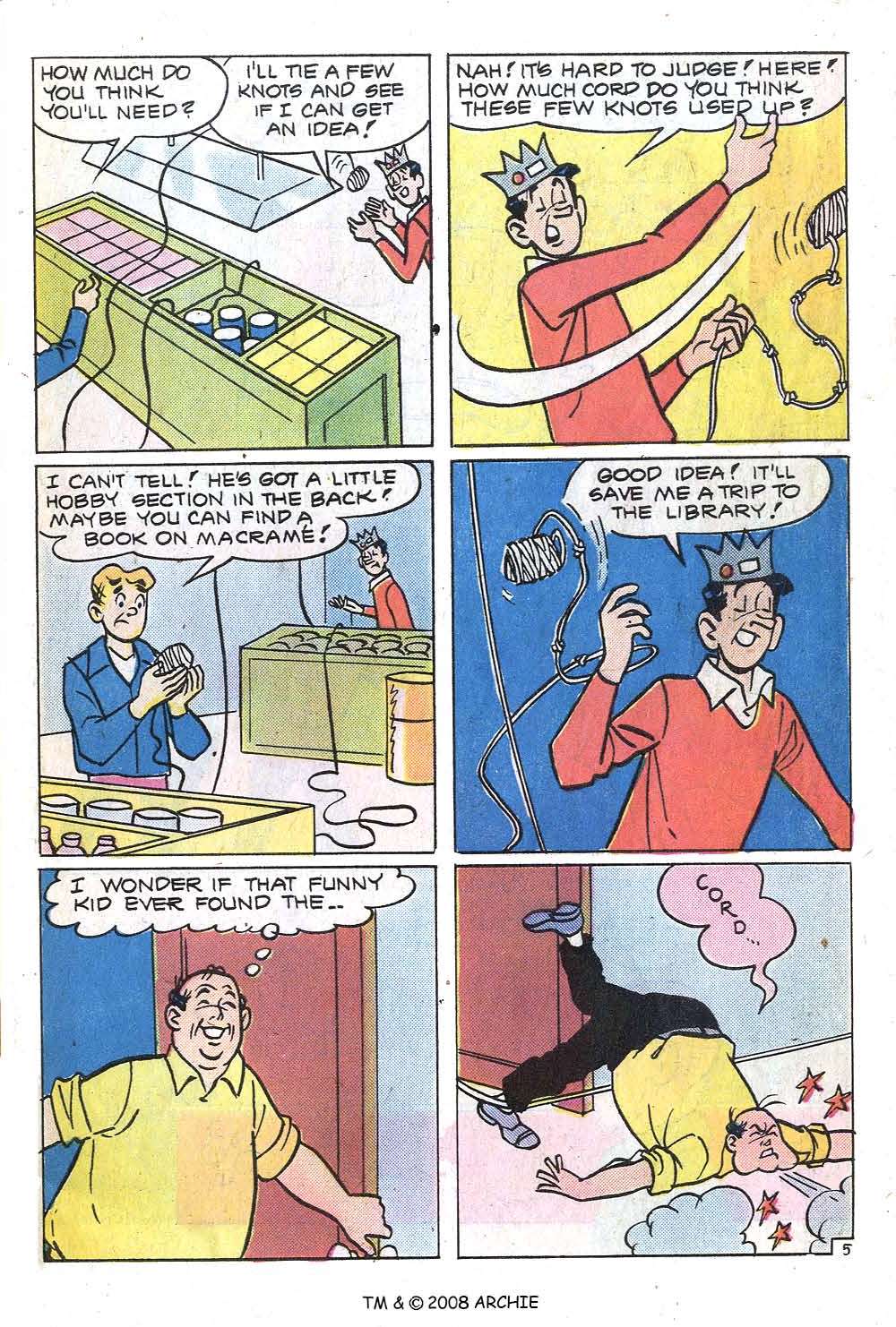 Read online Jughead (1965) comic -  Issue #265 - 7