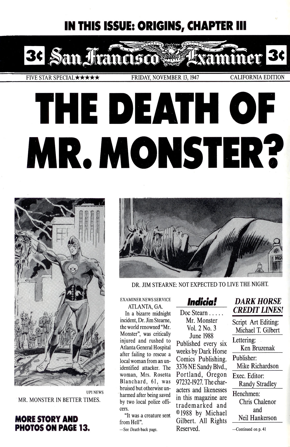 Read online Doc Stearn...Mr. Monster (1988) comic -  Issue #3 - 2