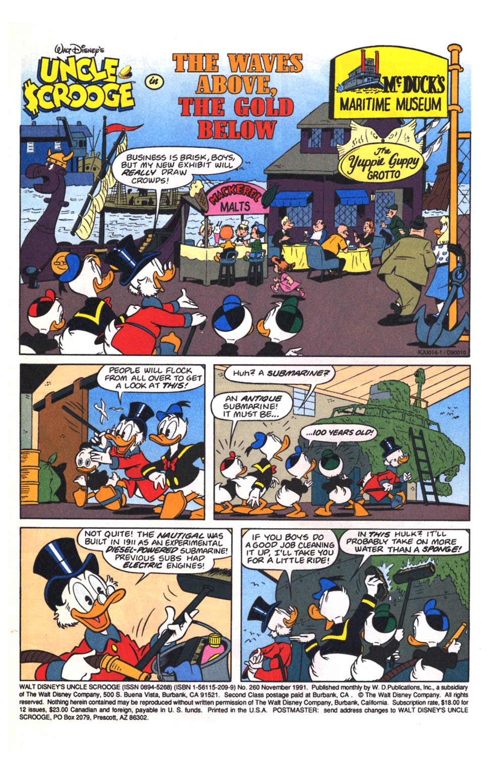 Read online Uncle Scrooge (1953) comic -  Issue #260 - 2