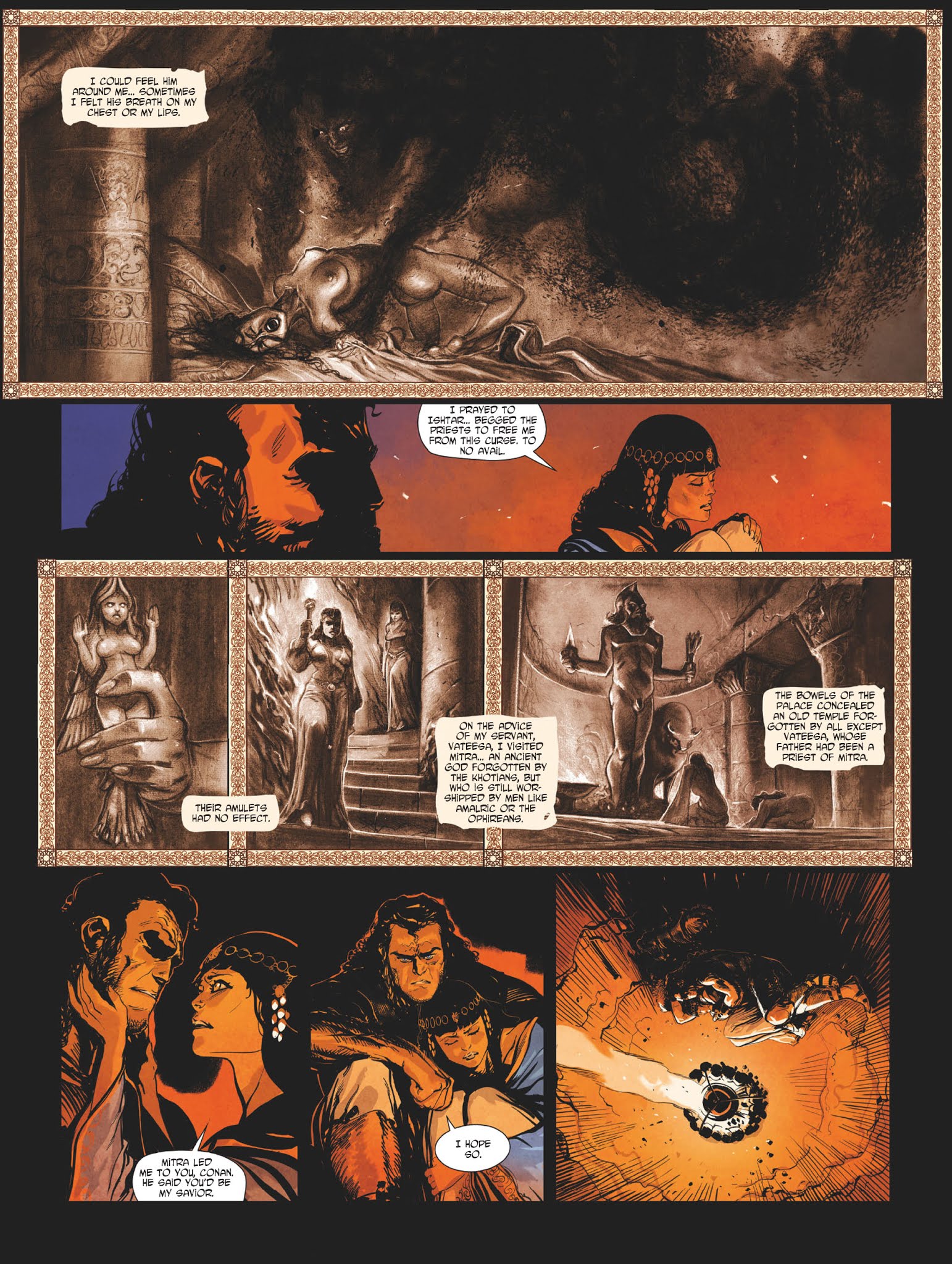 Read online Conan le Cimmérien - La Reine de la côte noire comic -  Issue #2 - 33