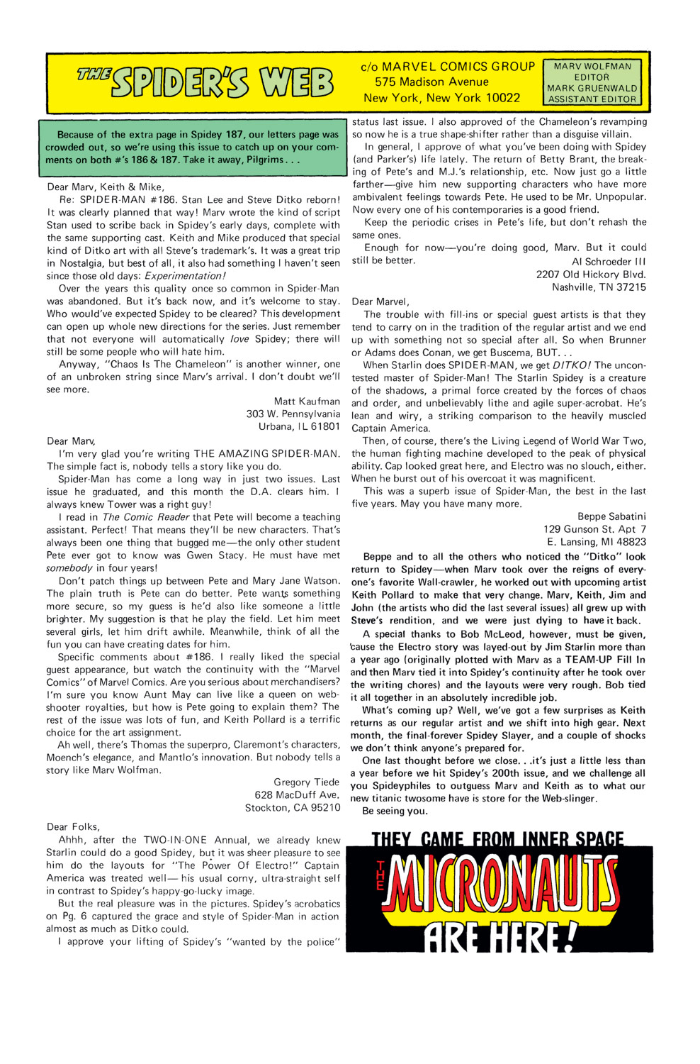 Read online The Amazing Spider-Man (1963) comic -  Issue #190 - 19