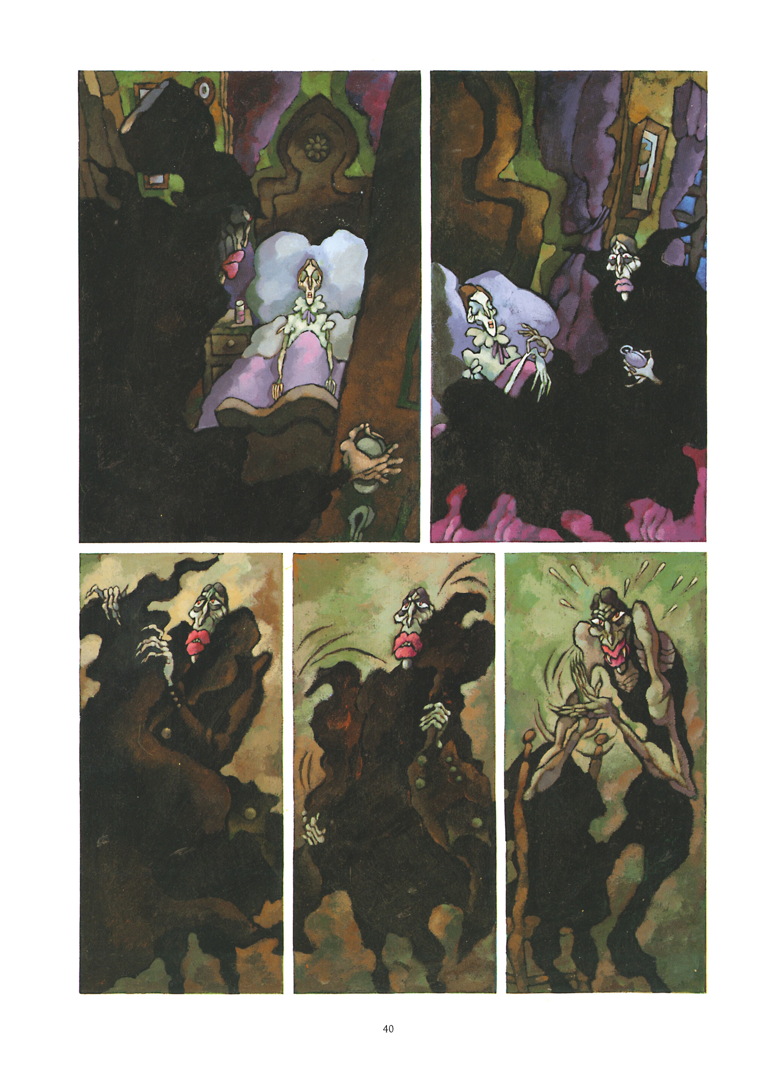 Read online Alberto Breccia's Dracula comic -  Issue # TPB - 36