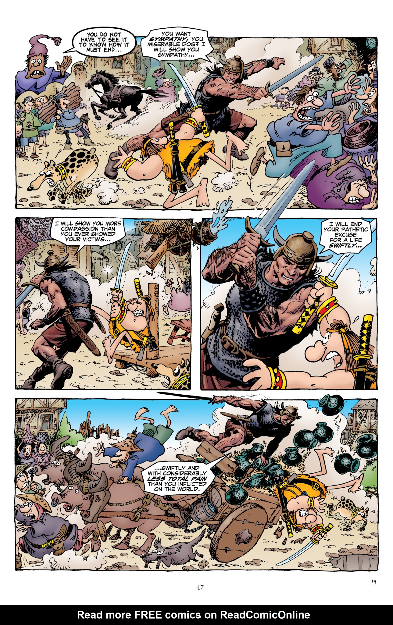 Read online Groo vs. Conan comic -  Issue # TPB - 49