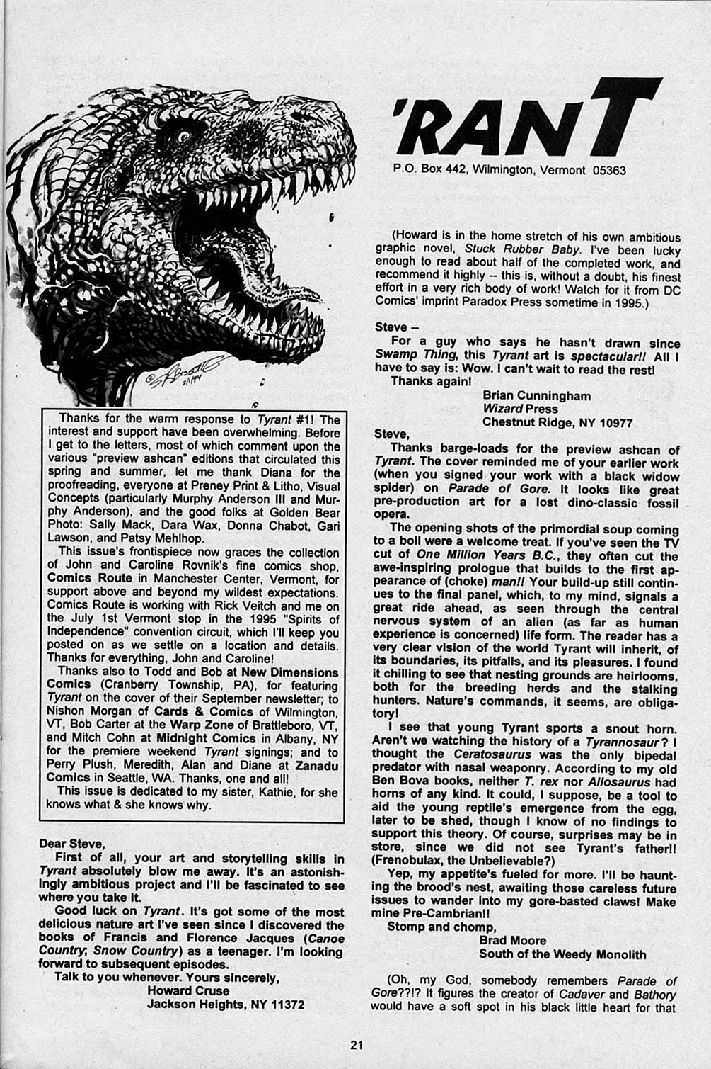 Read online S.R. Bissette's Tyrant comic -  Issue #2 - 23