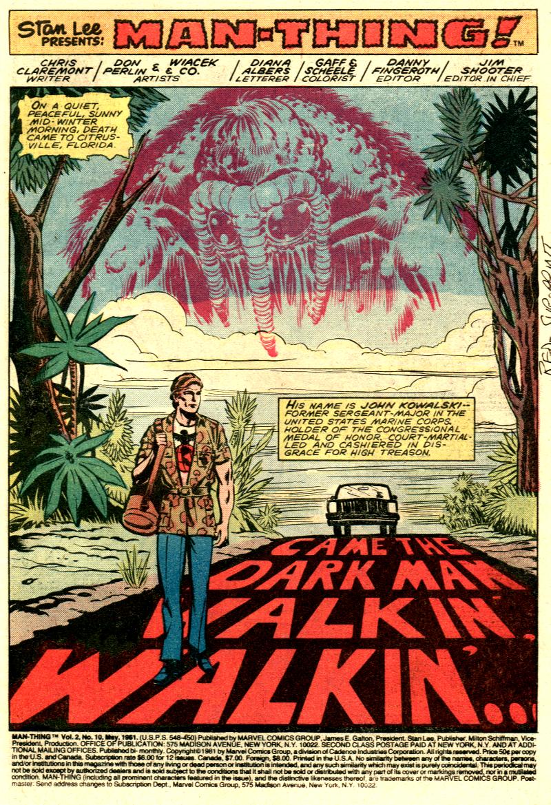 Read online Man-Thing (1979) comic -  Issue #10 - 2