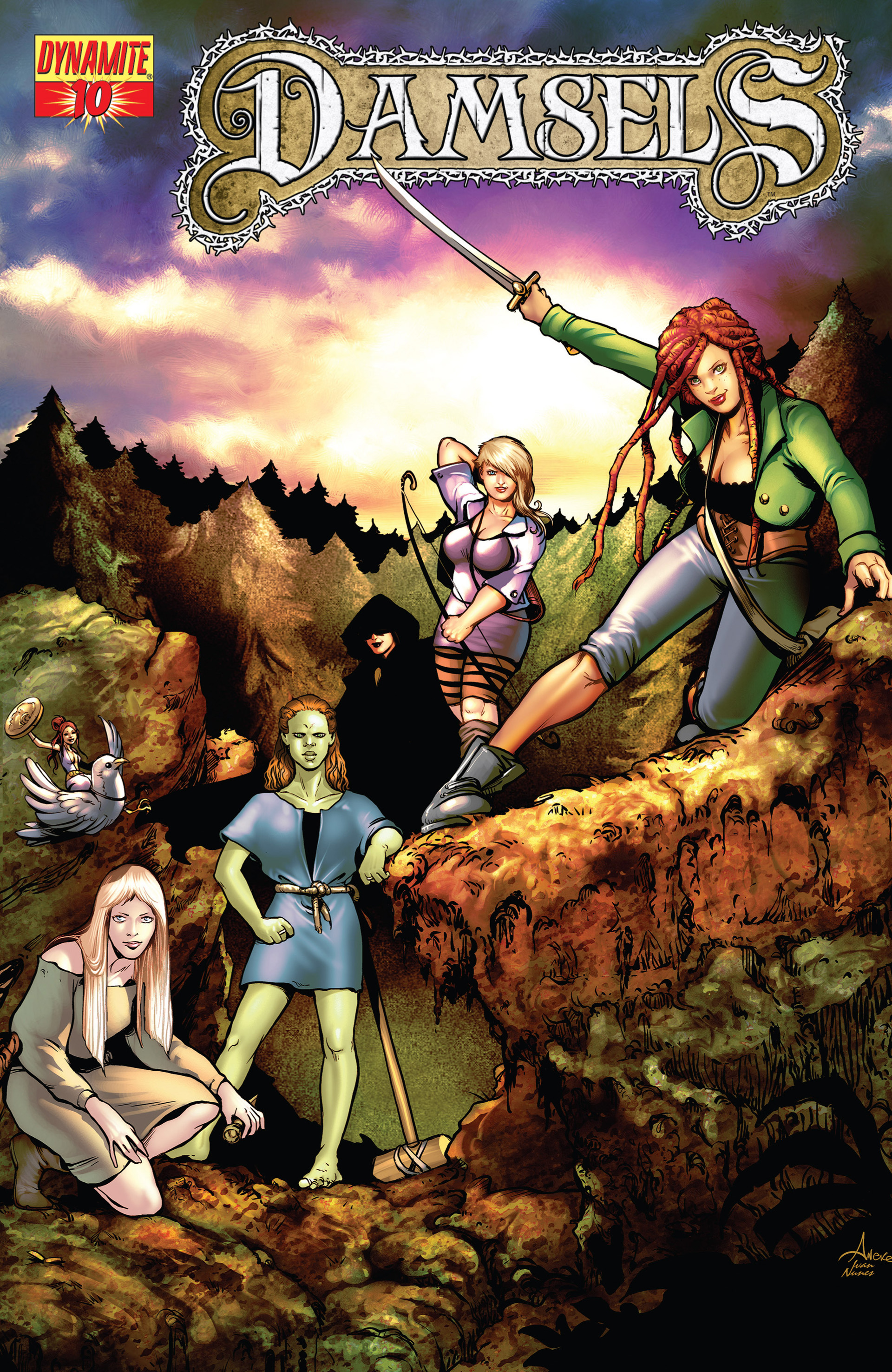 Read online Damsels comic -  Issue #10 - 1