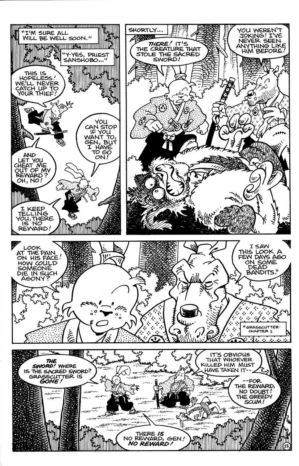 Read online Usagi Yojimbo (1996) comic -  Issue #20 - 25