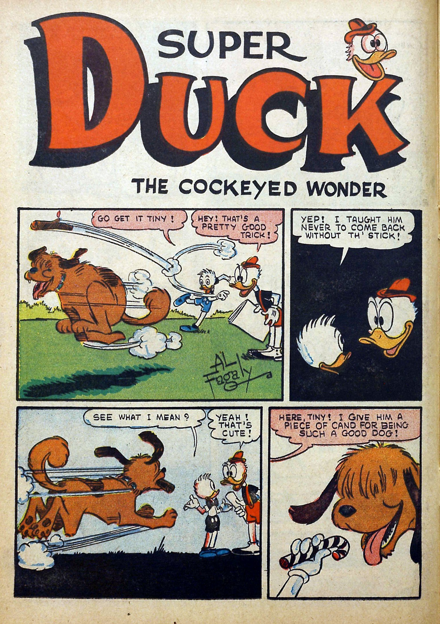 Read online Super Duck Comics comic -  Issue #9 - 16