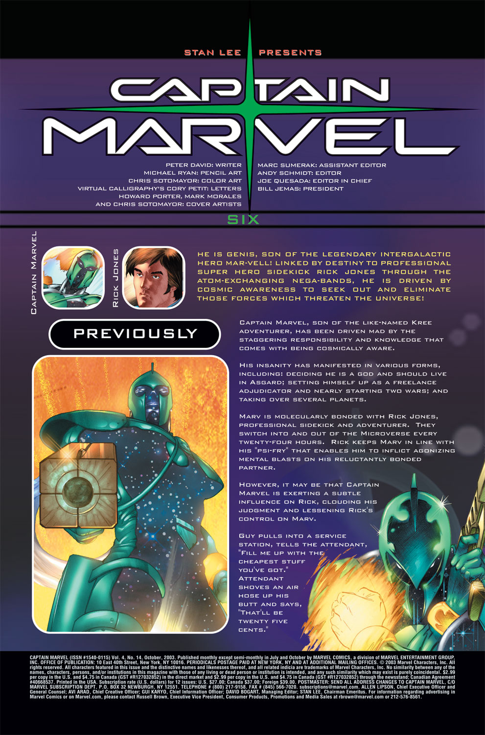 Captain Marvel (2002) Issue #14 #14 - English 2