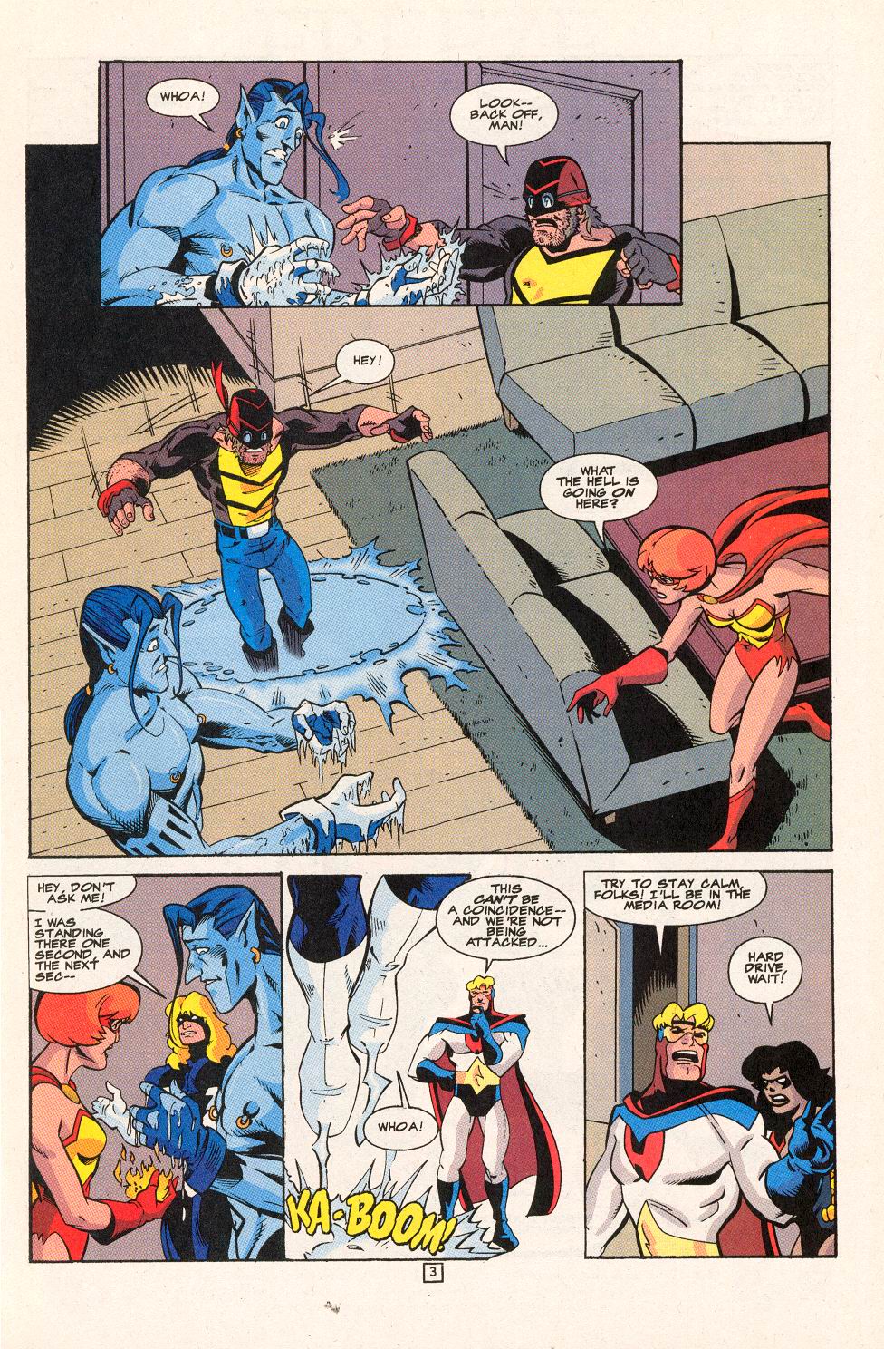 Read online Young Heroes in Love comic -  Issue #5 - 4