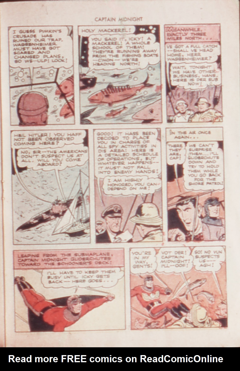 Read online Captain Midnight (1942) comic -  Issue #21 - 19