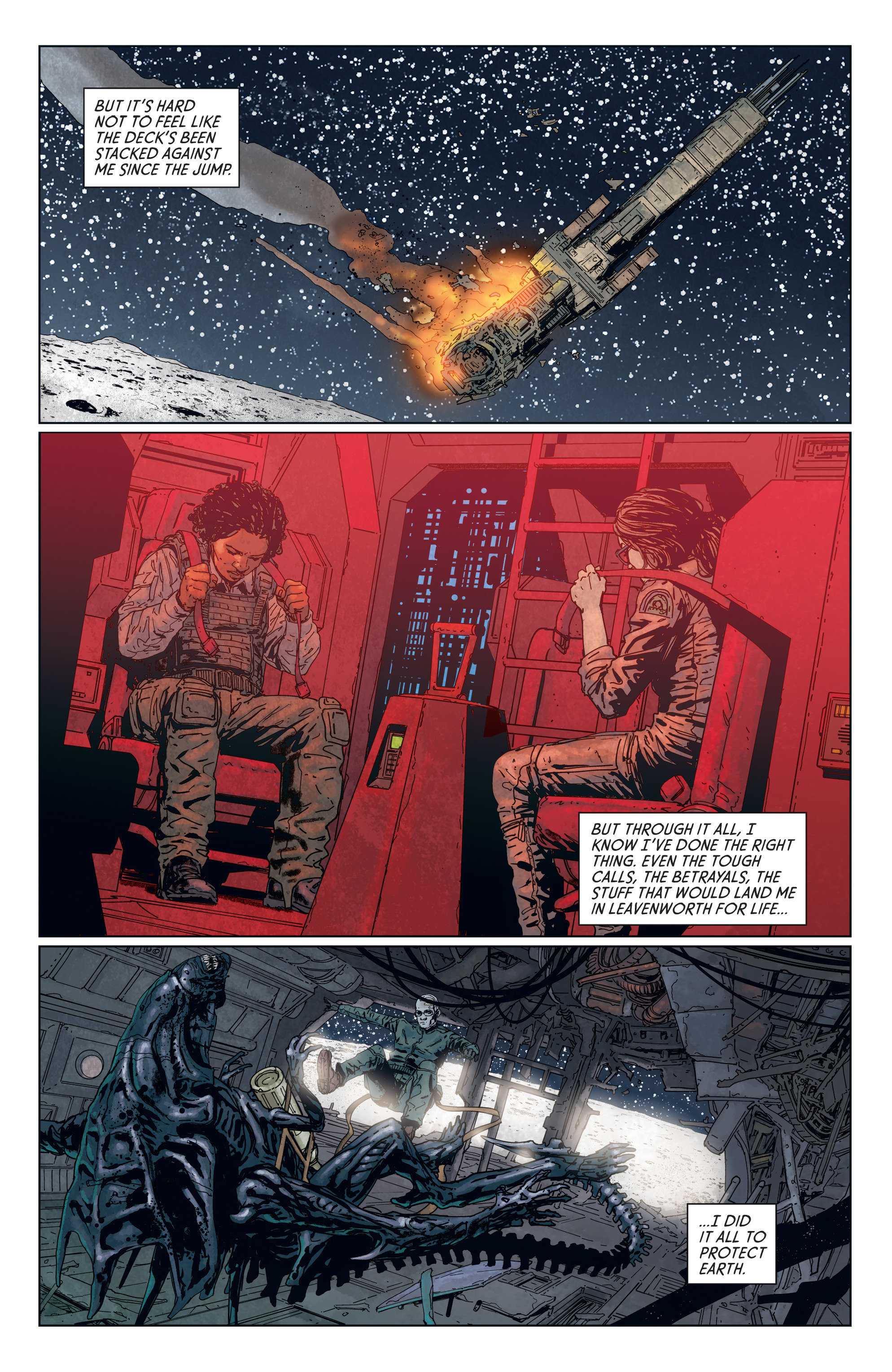 Read online Aliens: Defiance comic -  Issue #10 - 17