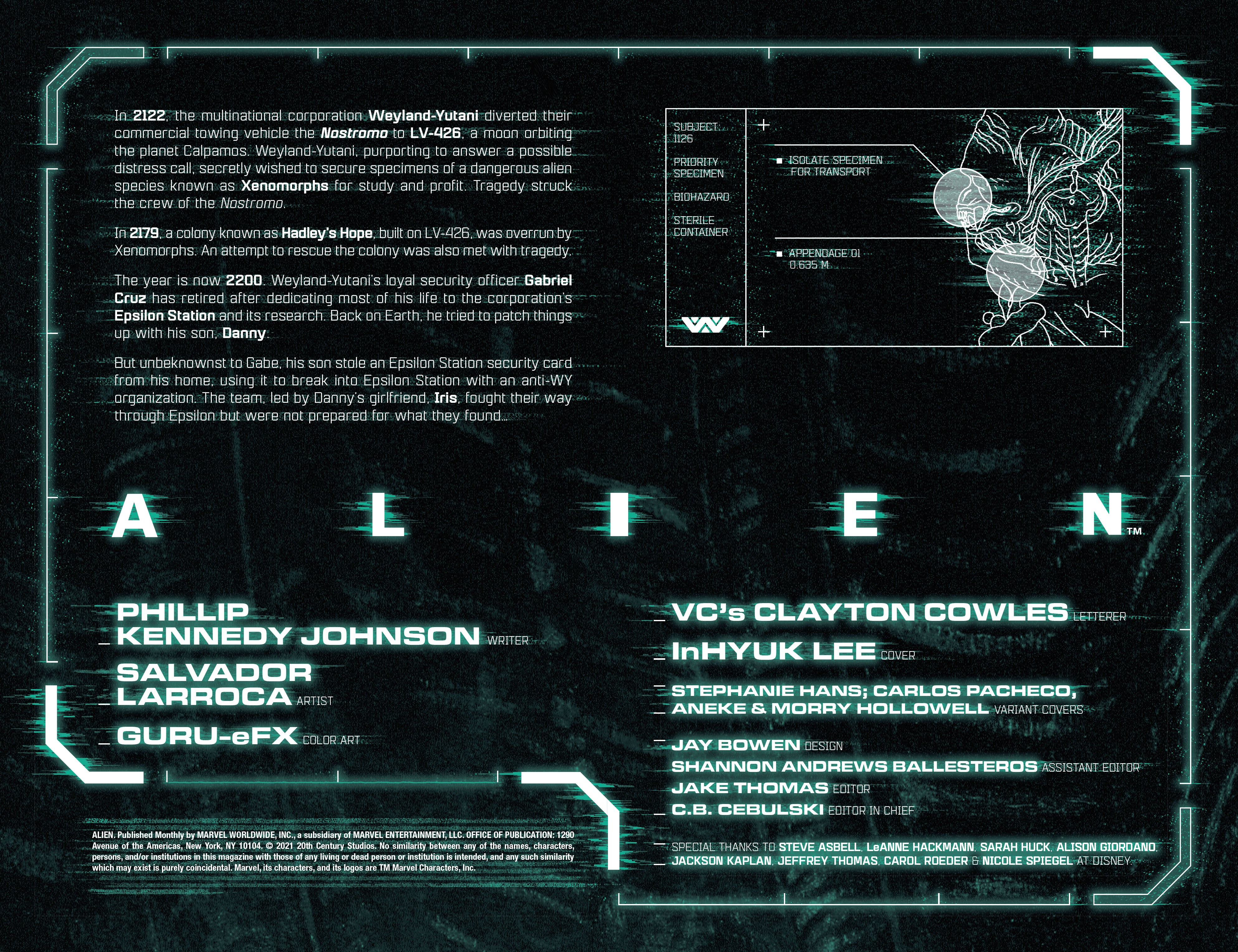Read online Alien (2021) comic -  Issue #2 - 2