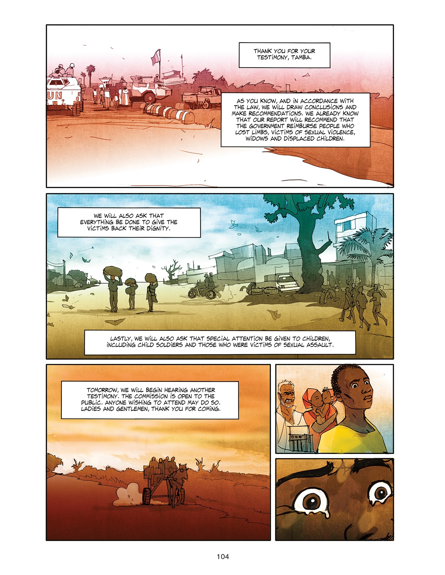 Read online Tamba, Child Soldier comic -  Issue # TPB - 105