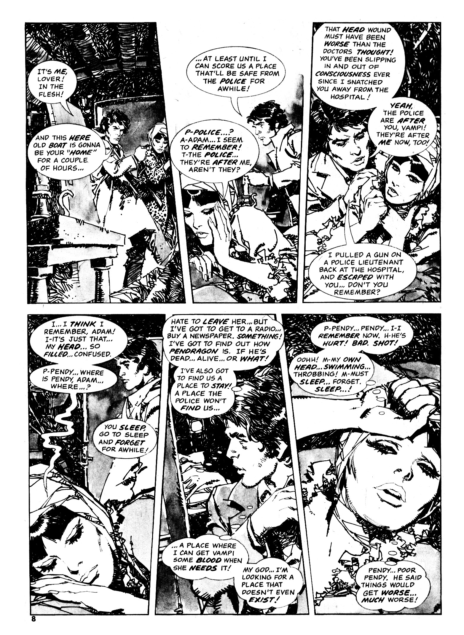 Read online Vampirella (1969) comic -  Issue #44 - 8