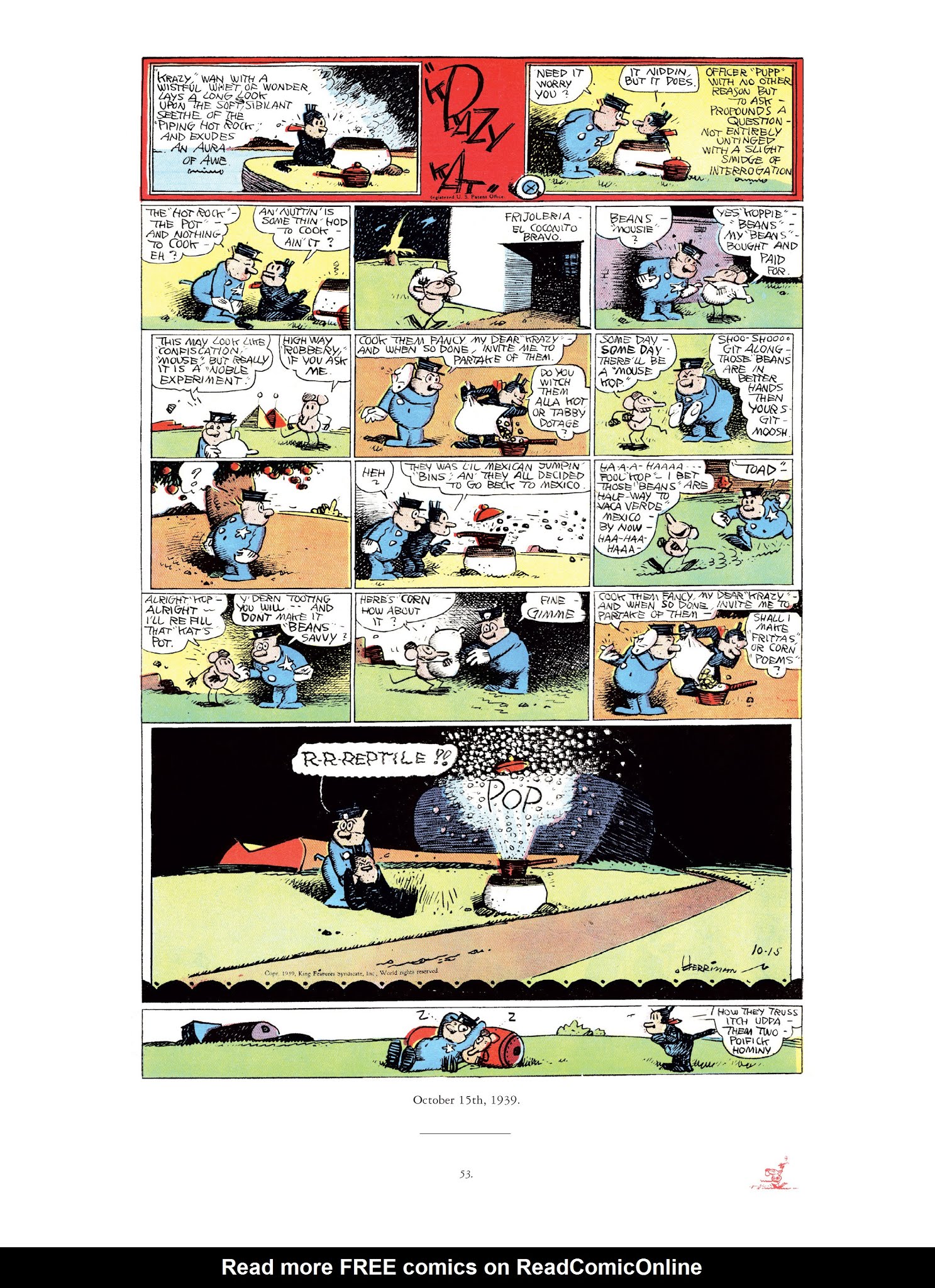 Read online Krazy & Ignatz comic -  Issue # TPB 11 - 53