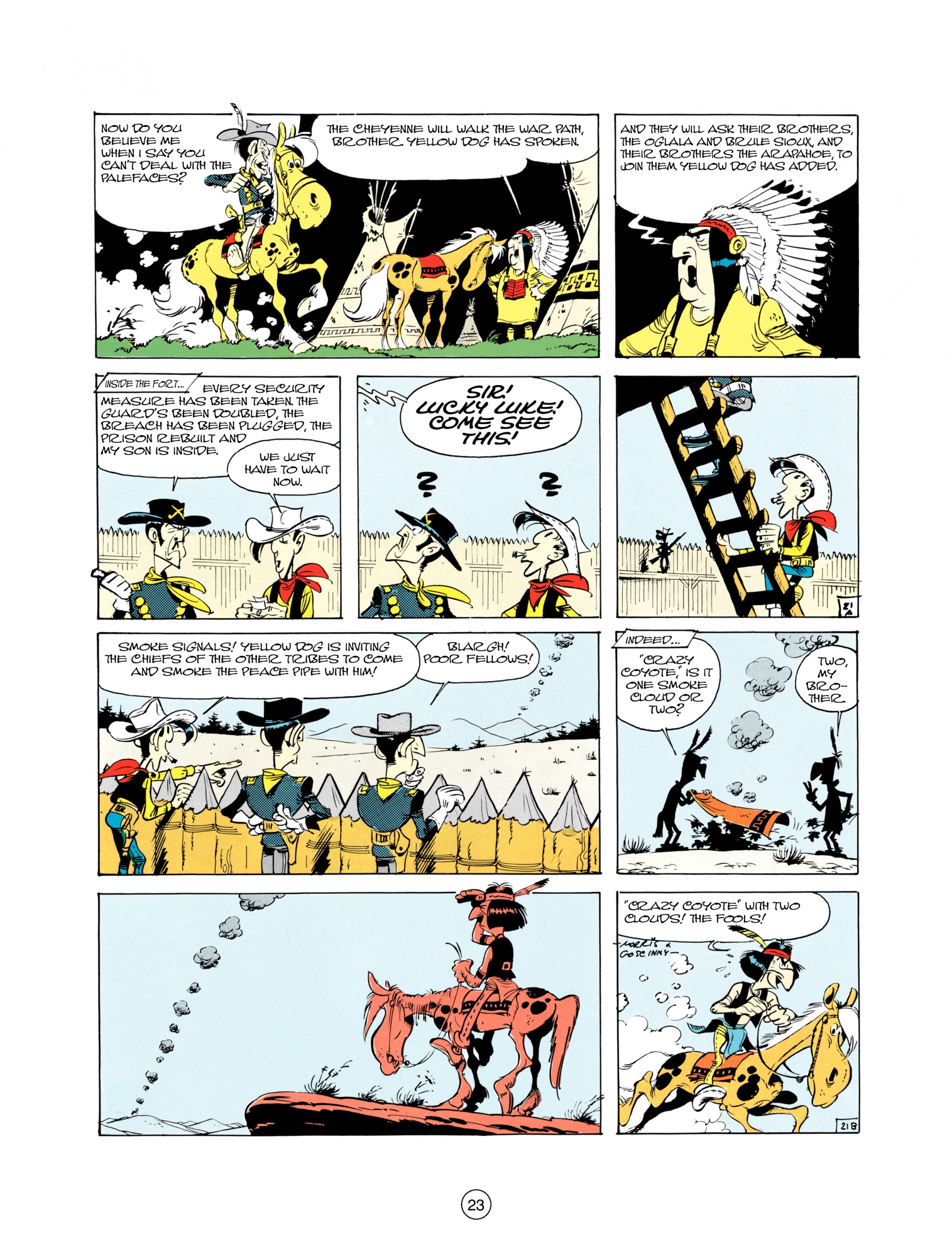Read online A Lucky Luke Adventure comic -  Issue #21 - 23