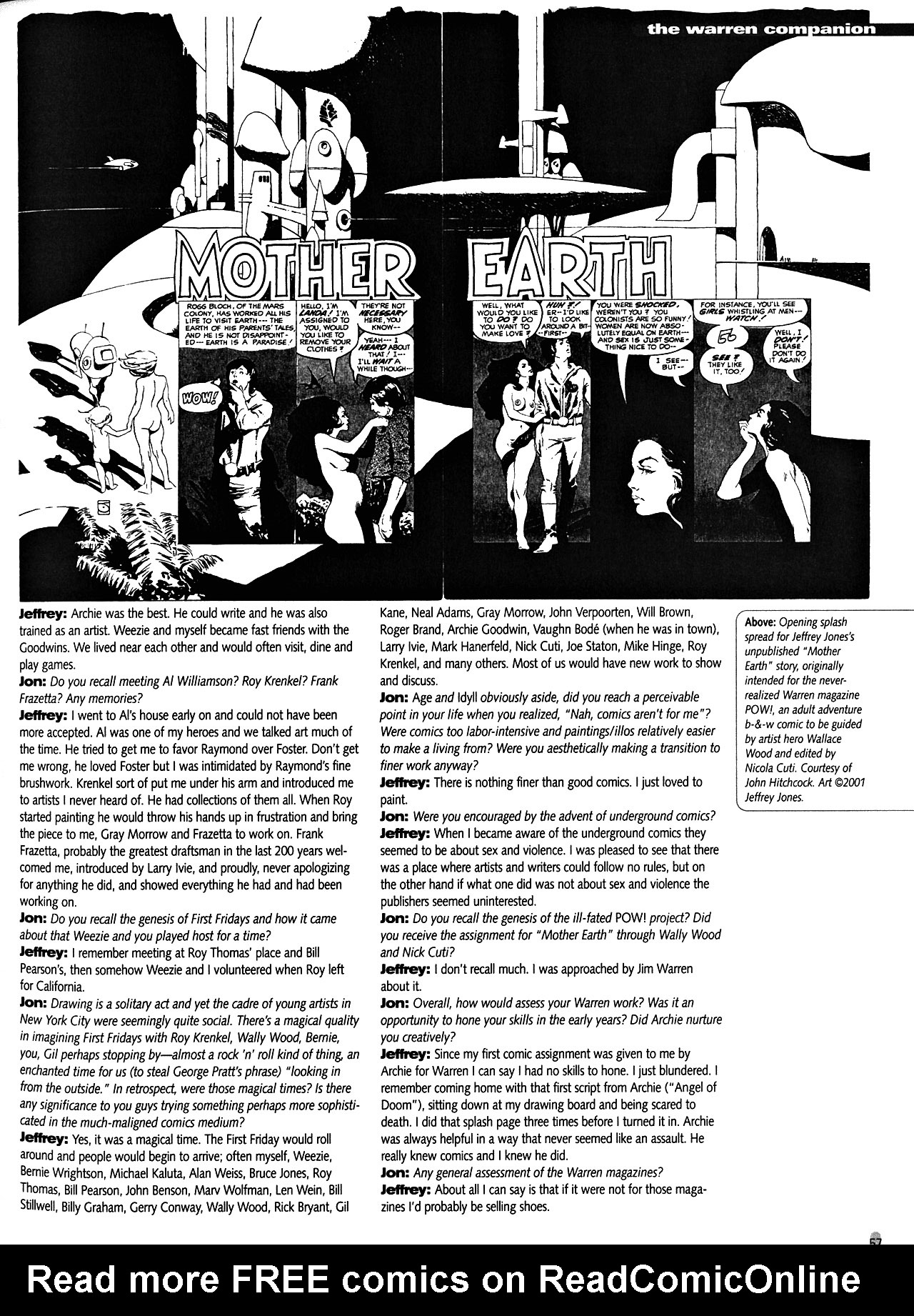 Read online Warren Companion comic -  Issue # TPB (Part 1) - 57