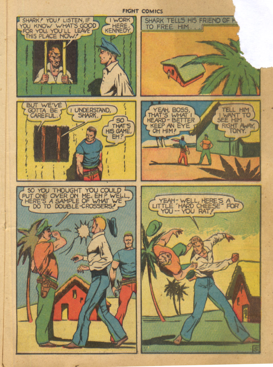 Read online Fight Comics comic -  Issue #3 - 7