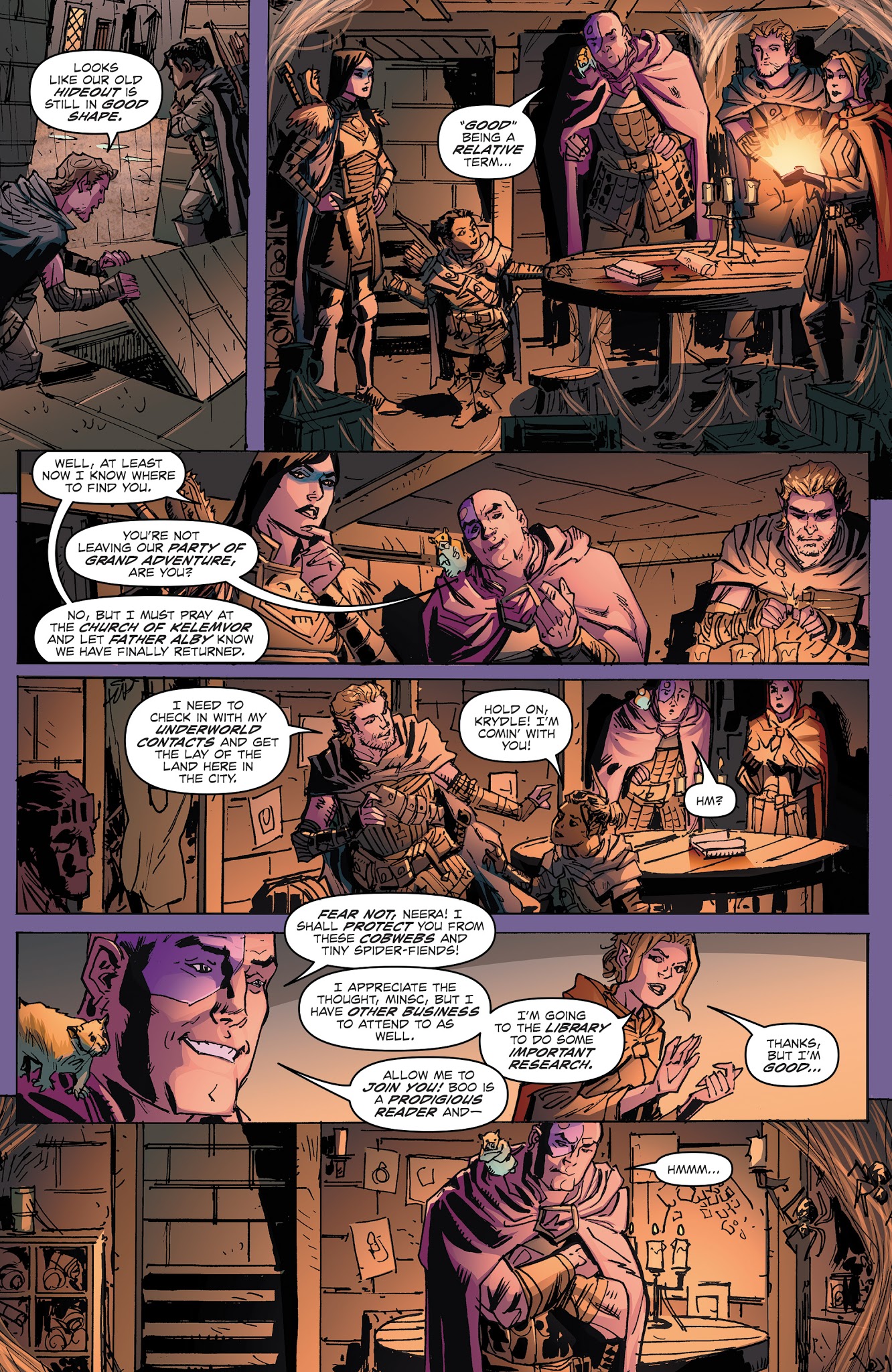 Read online Dungeons & Dragons: Evil At Baldur's Gate comic -  Issue #1 - 6