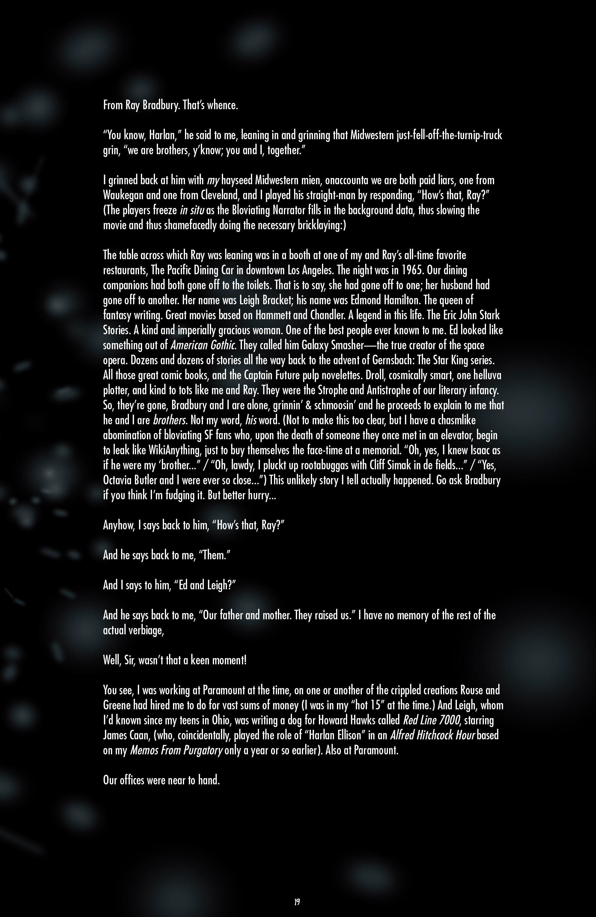 Read online Shadow Show: Stories in Celebration of Ray Bradbury comic -  Issue #3 - 21