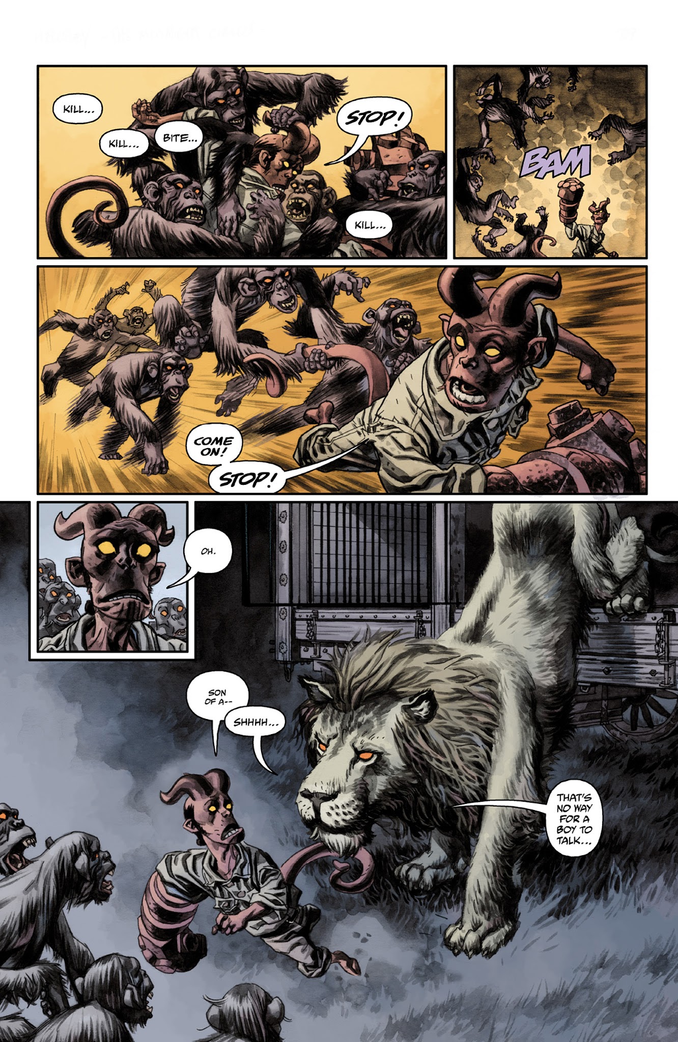Read online Hellboy: The Midnight Circus comic -  Issue # TPB - 47