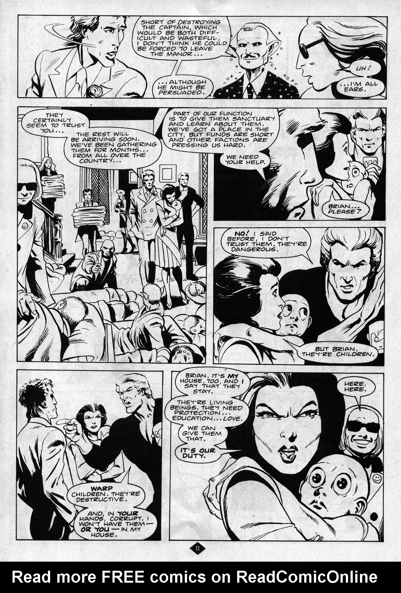 Read online Captain Britain (1985) comic -  Issue #9 - 11