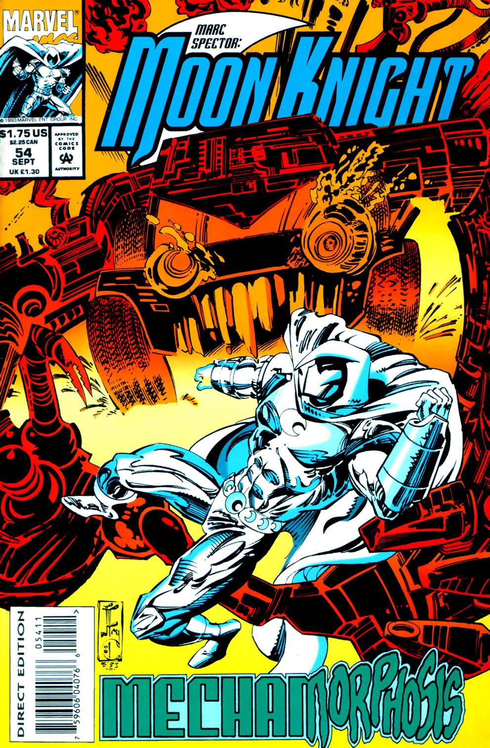 Read online Marc Spector: Moon Knight comic -  Issue #54 - 3