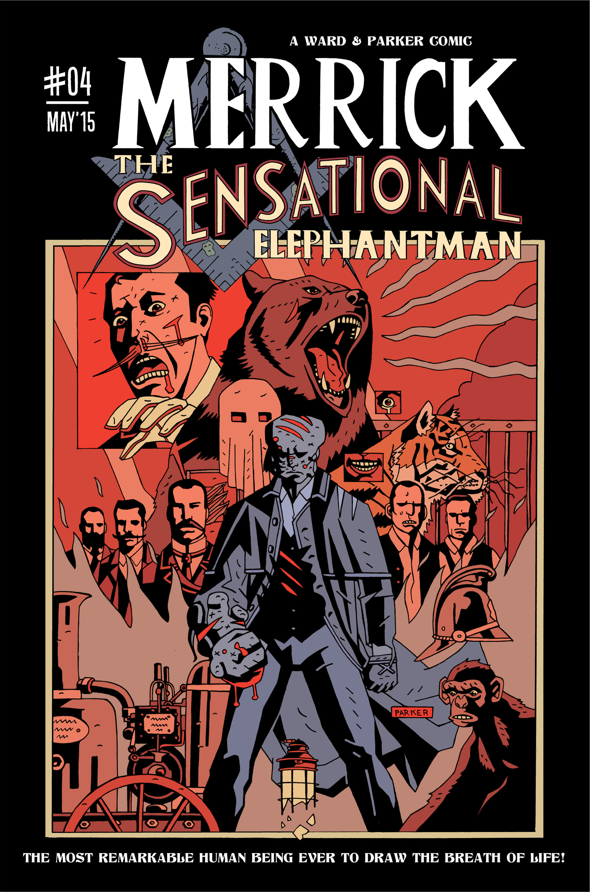 Read online Merrick: The Sensational Elephantman comic -  Issue #4 - 1