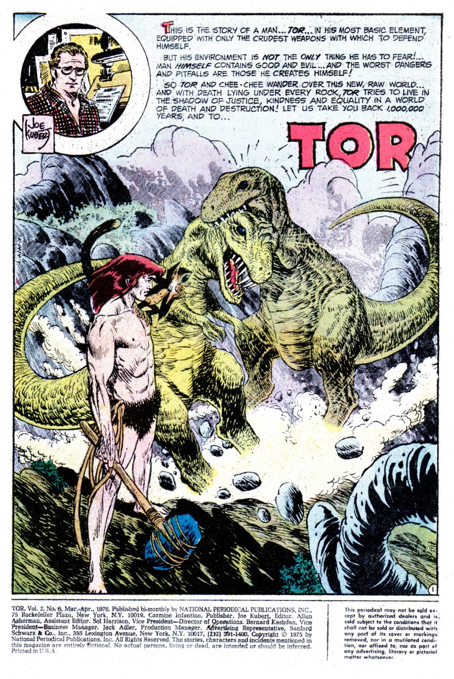 Read online Tor (1975) comic -  Issue #6 - 2