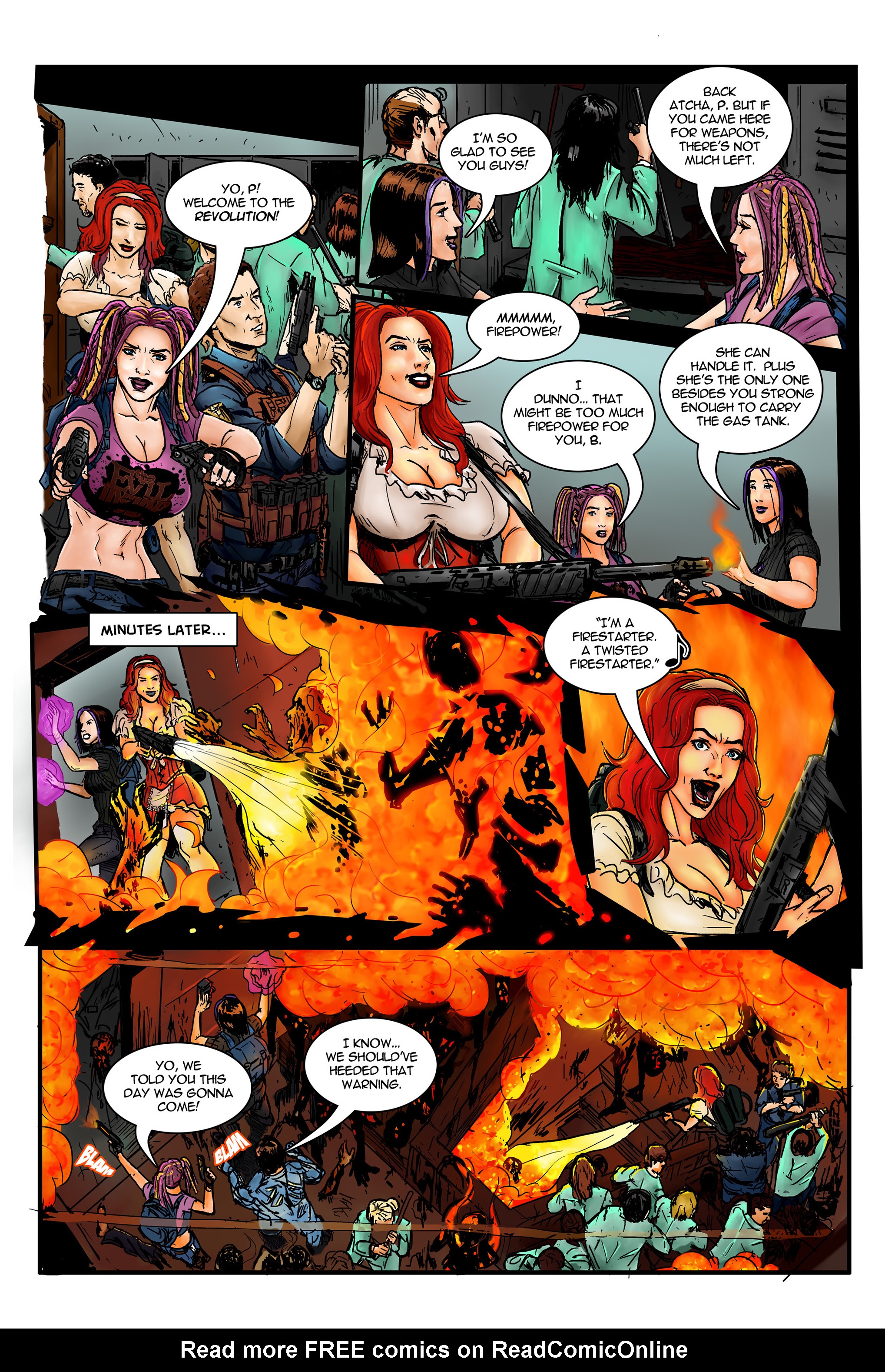 Read online Chaos Campus: Sorority Girls Vs. Zombies comic -  Issue #22 - 14