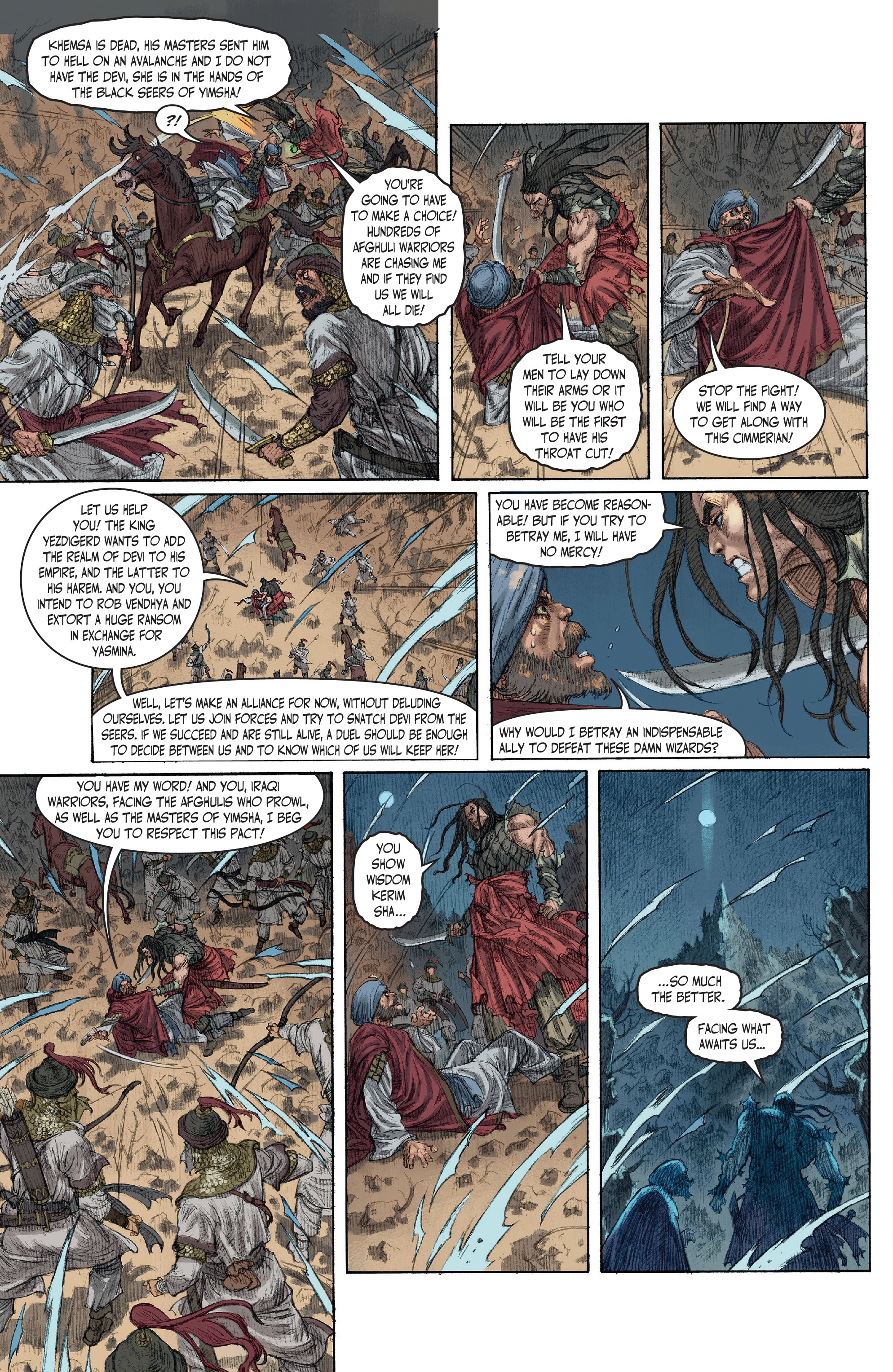 Read online The Cimmerian: People of the Black Circle comic -  Issue #2 - 20