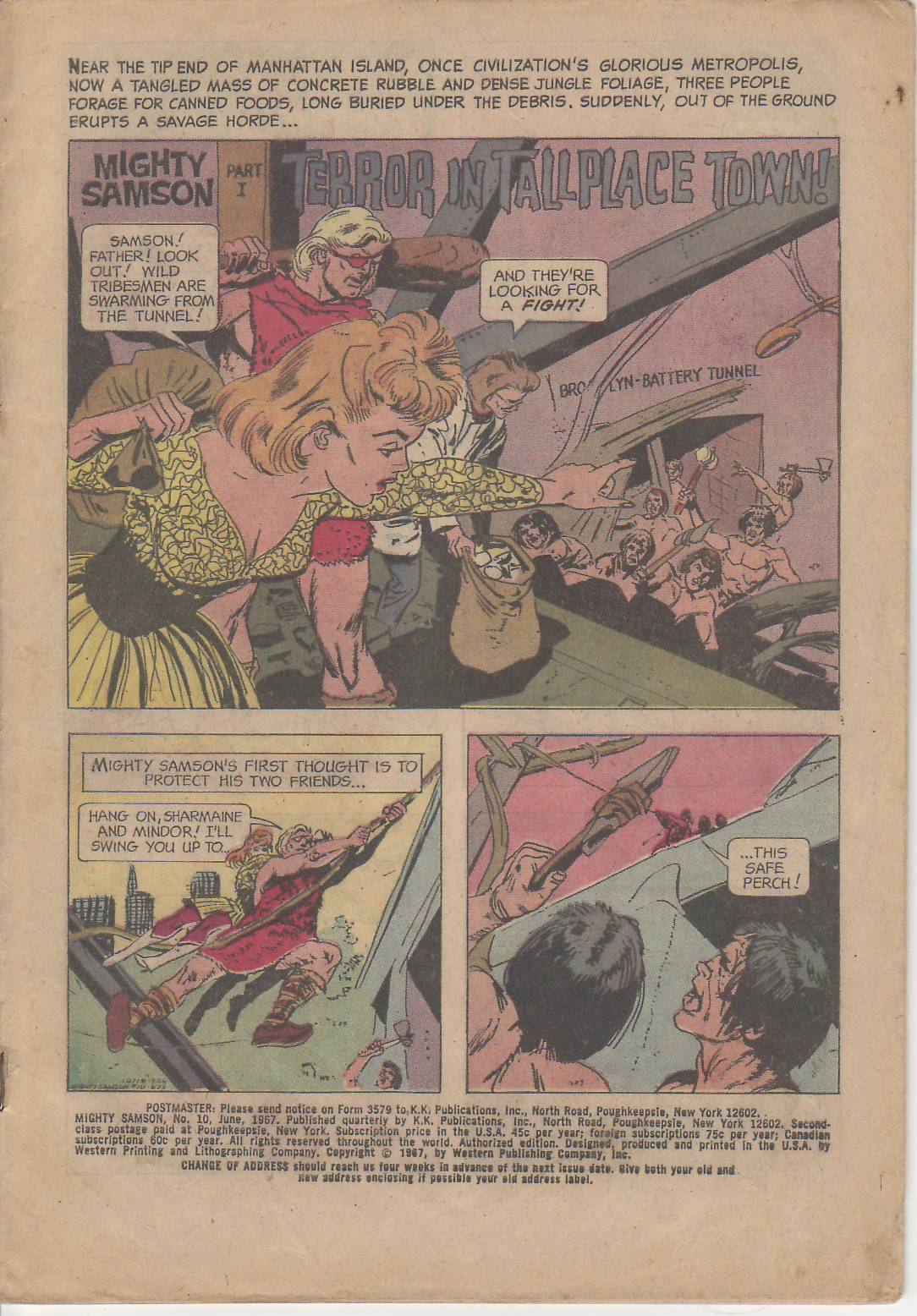 Read online Mighty Samson (1964) comic -  Issue #10 - 3