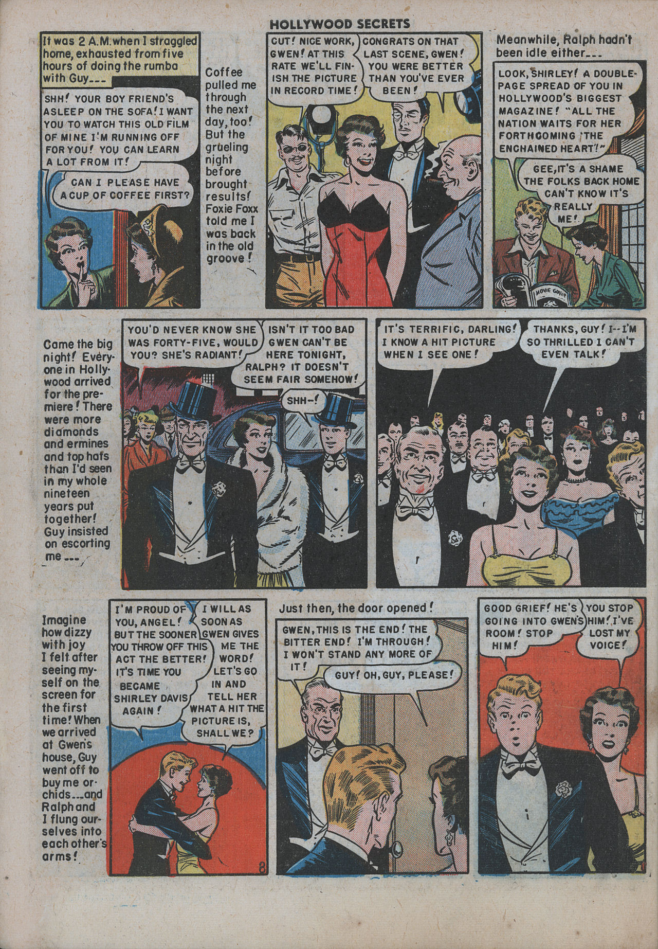 Read online Hollywood Secrets comic -  Issue #6 - 10