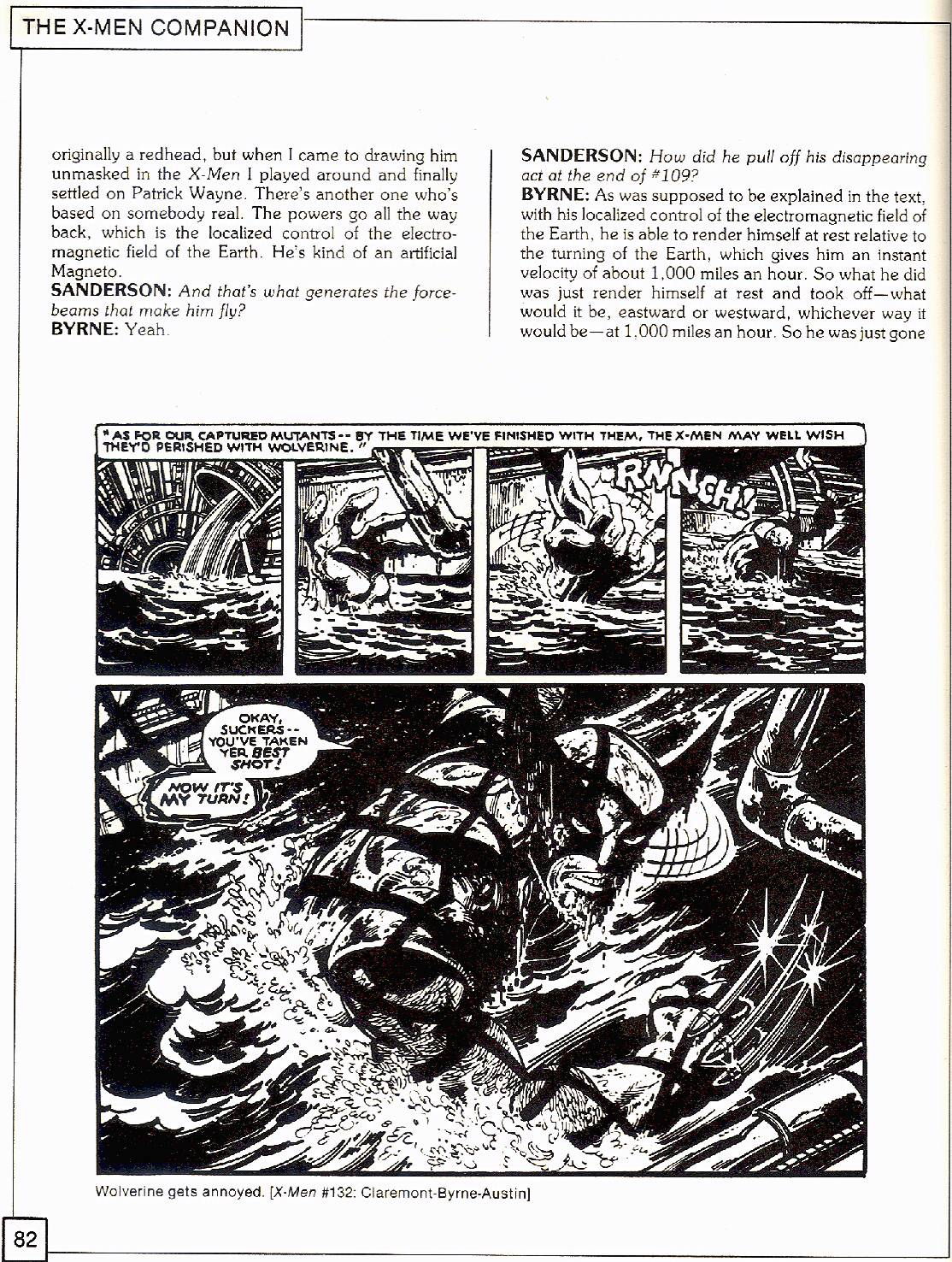 Read online The X-Men Companion comic -  Issue #2 - 82