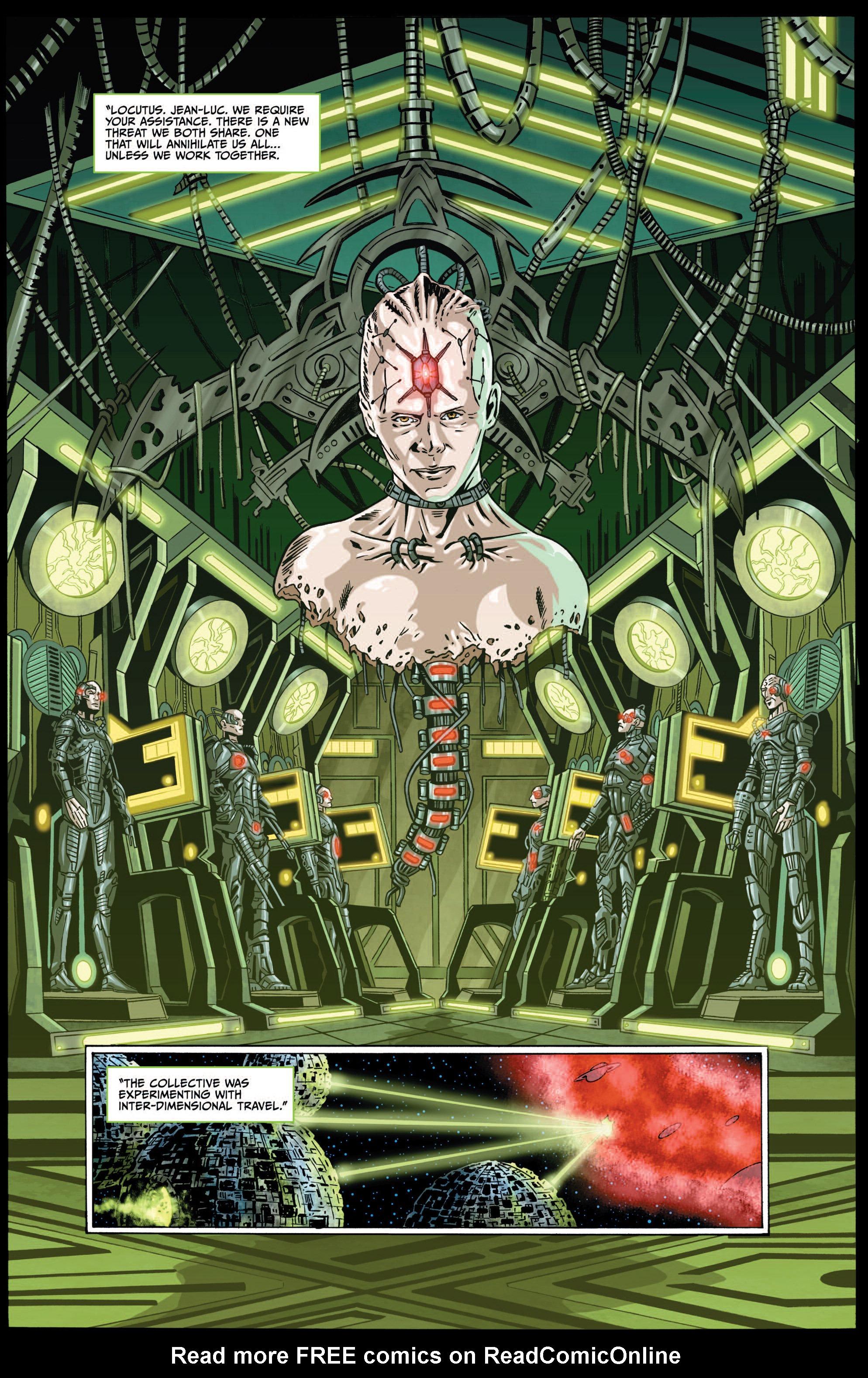 Read online Star Trek: The Next Generation - Hive comic -  Issue #1 - 17
