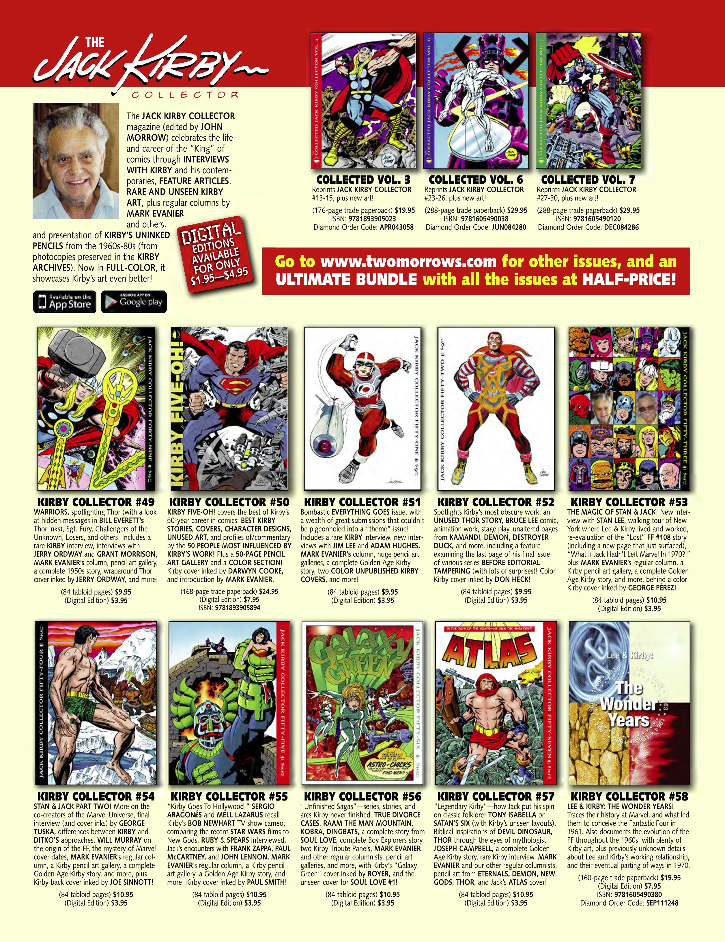 Read online The Jack Kirby Collector comic -  Issue #69 - 92