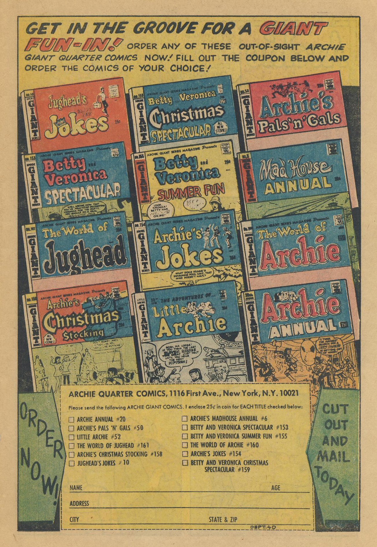 Read online Archie's Joke Book Magazine comic -  Issue #134 - 19