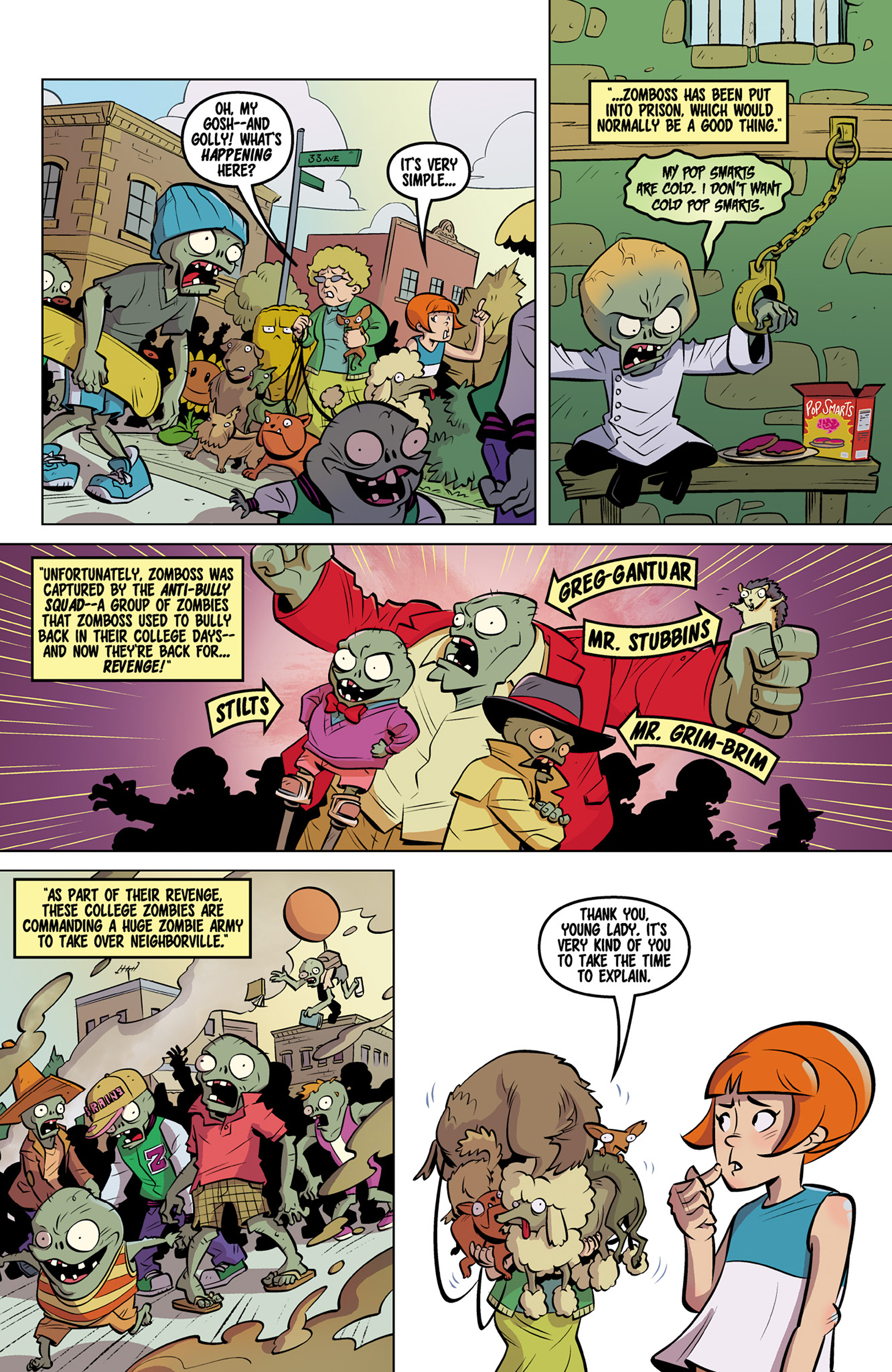 Read online Plants vs. Zombies: Bully For You comic -  Issue #3 - 5