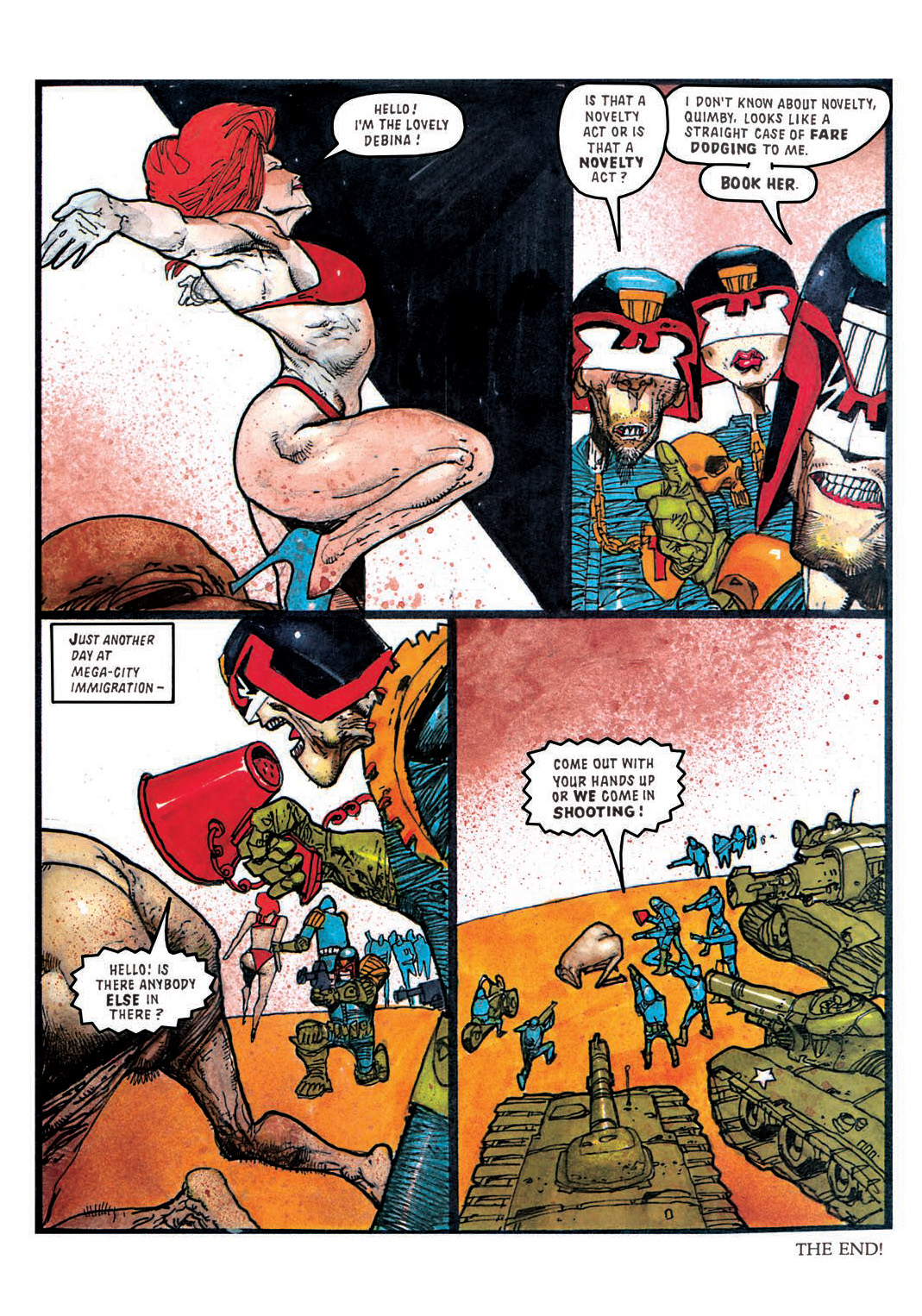 Read online Judge Dredd [Collections - Rebellion] comic -  Issue # TPB Judge Dredd - Heavy Metal Dredd - 114