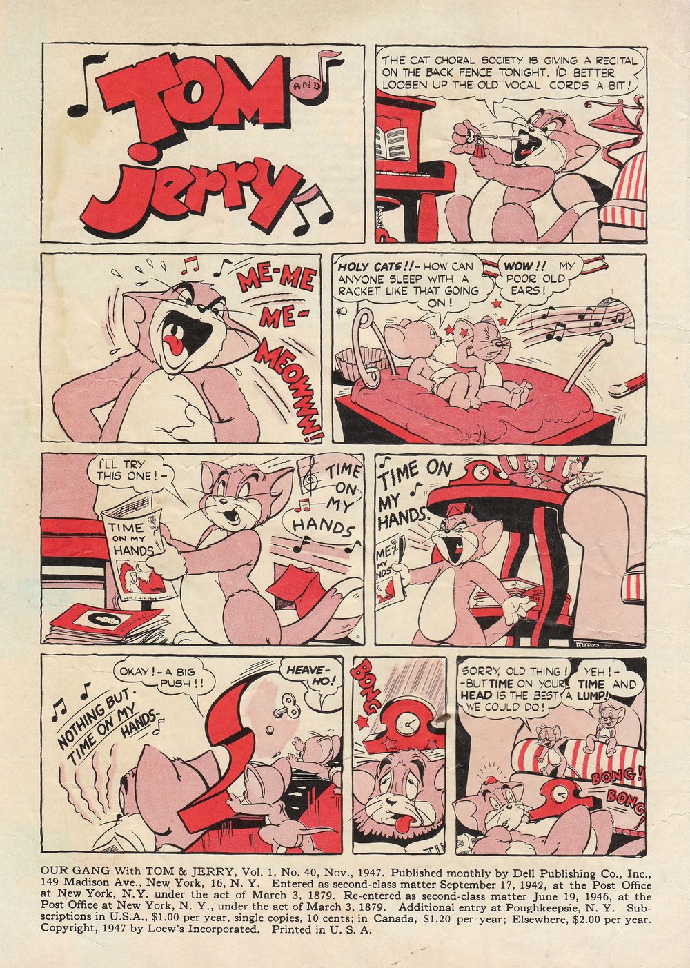 Read online Our Gang with Tom & Jerry comic -  Issue #40 - 2