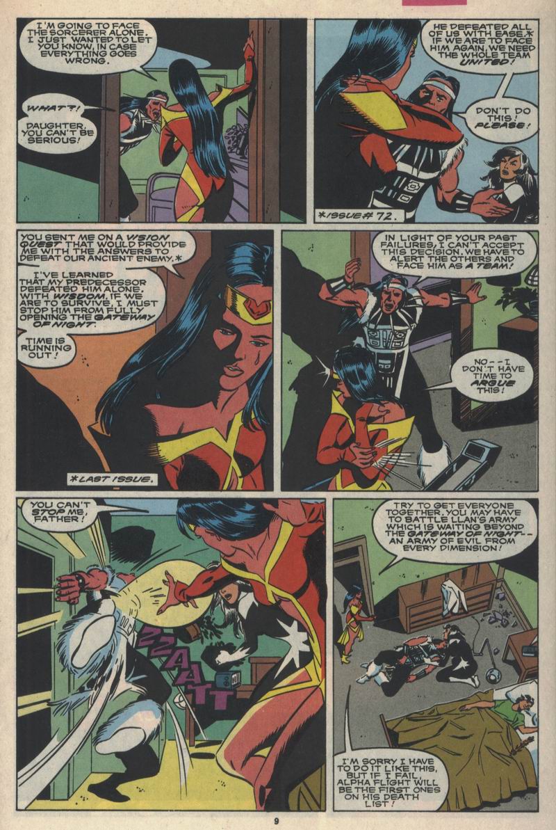 Read online Alpha Flight (1983) comic -  Issue #84 - 8