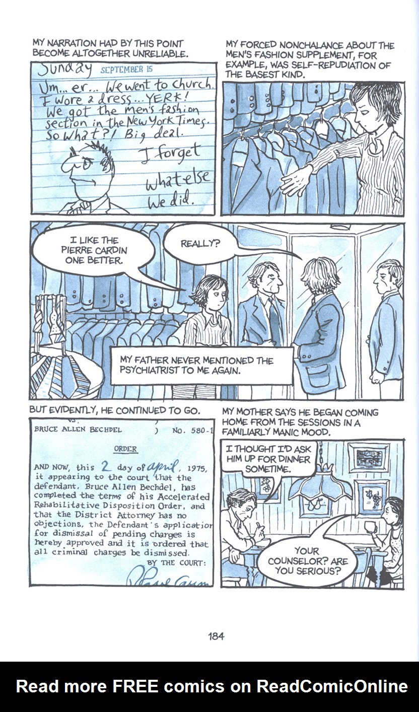 Read online Fun Home: A Family Tragicomic comic -  Issue # TPB - 190