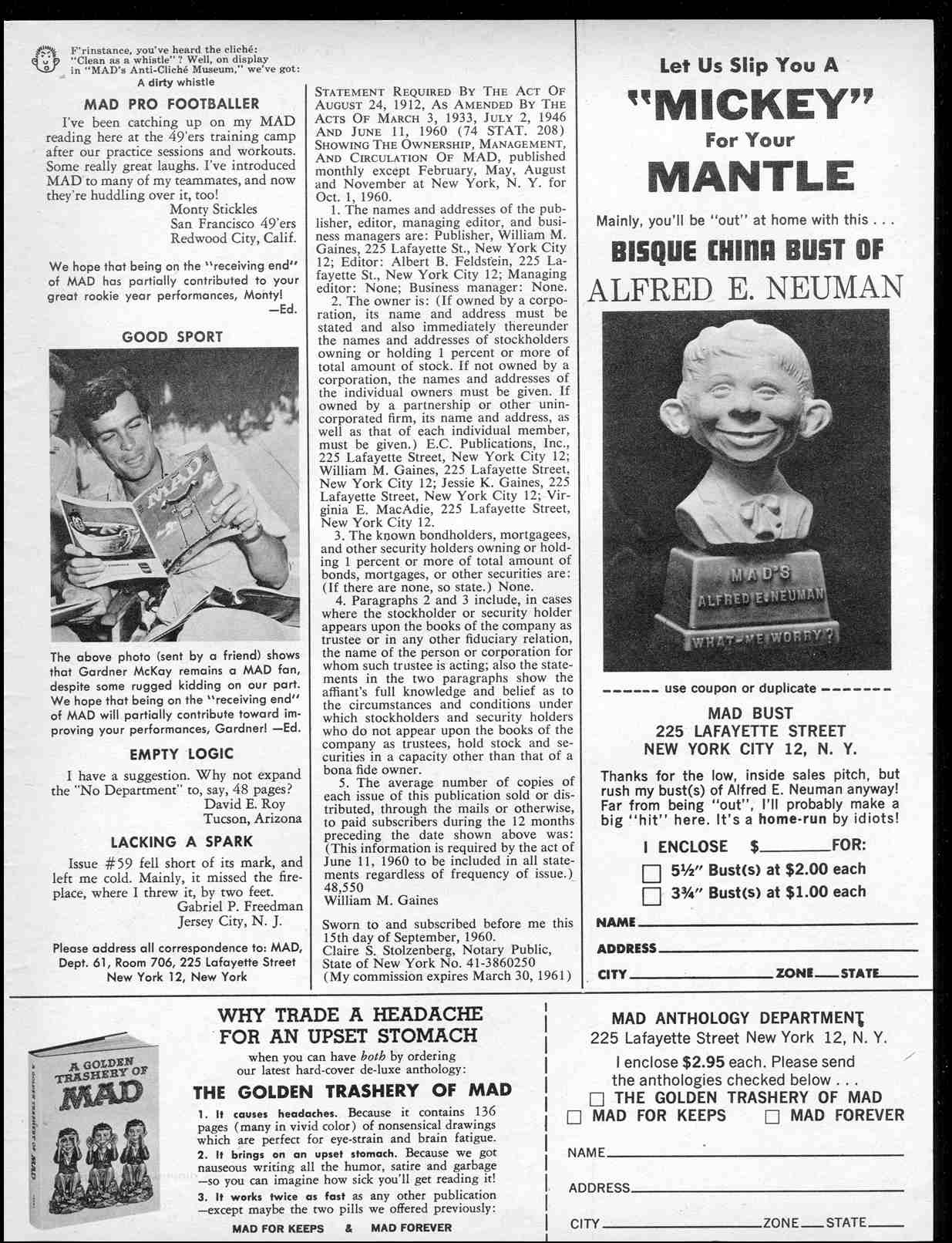 Read online MAD comic -  Issue #61 - 5